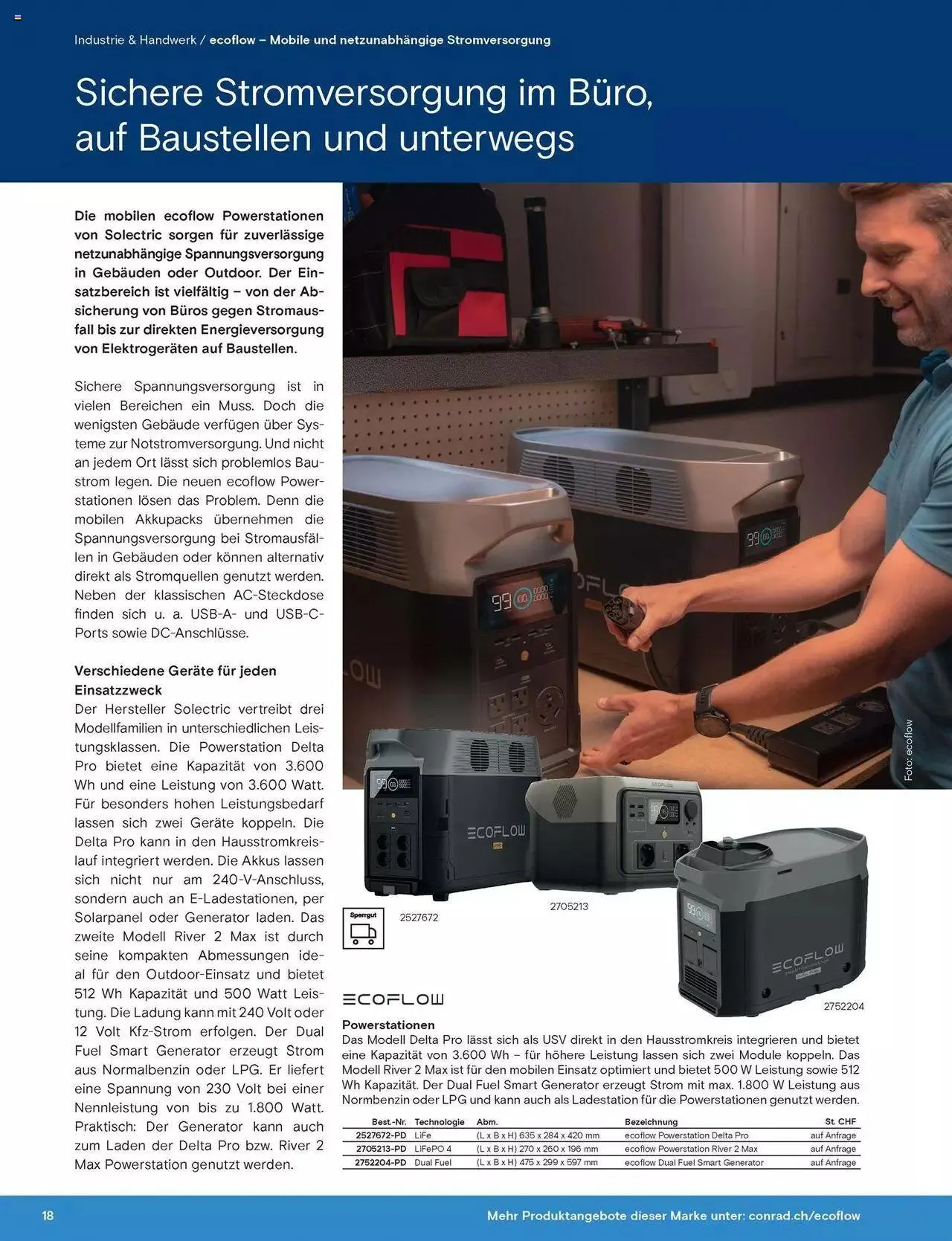 Conrad Handwerk und Technik von 8. Mai bis 31. Dezember 2023 - Prospekt seite  18