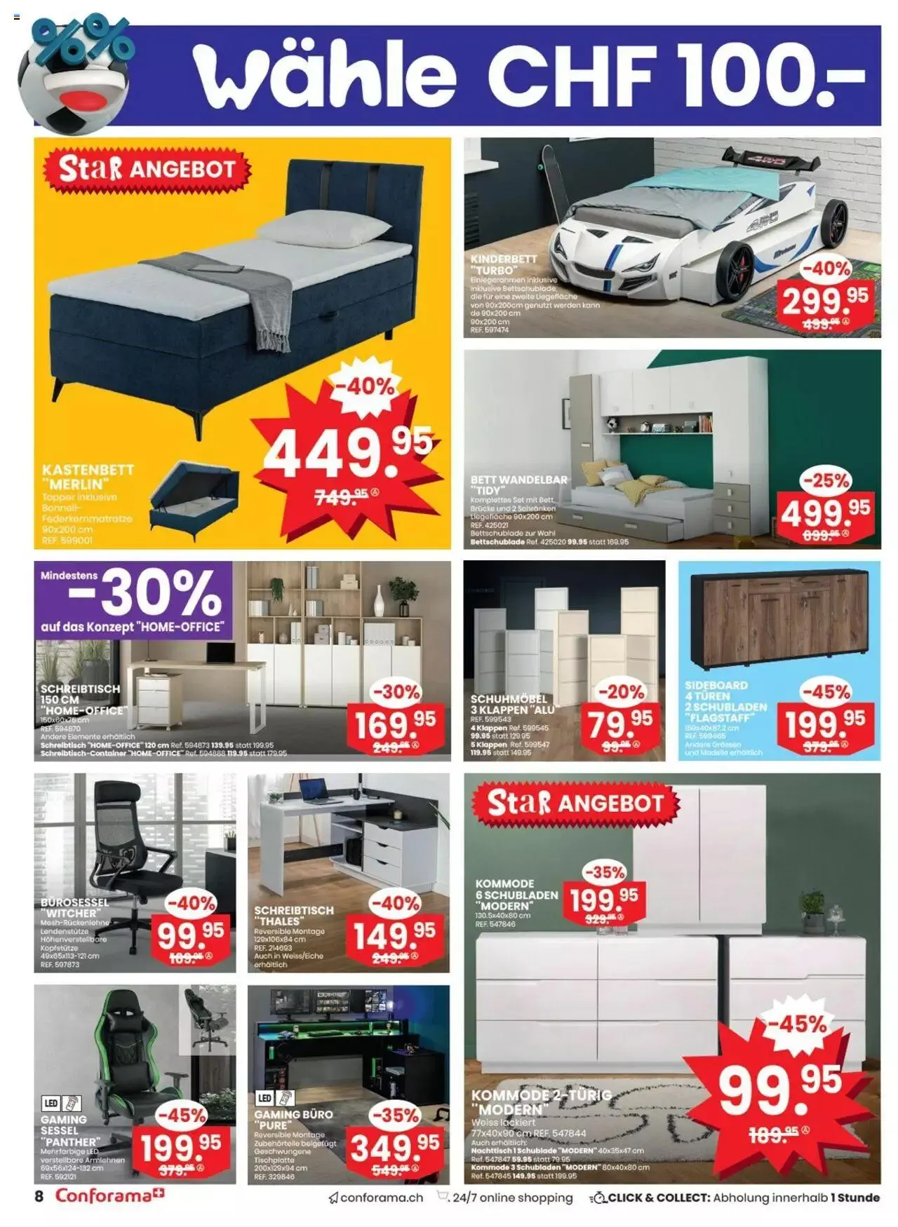 Conforama Aktionen von 4. Juni bis 17. Juni 2024 - Prospekt seite 8