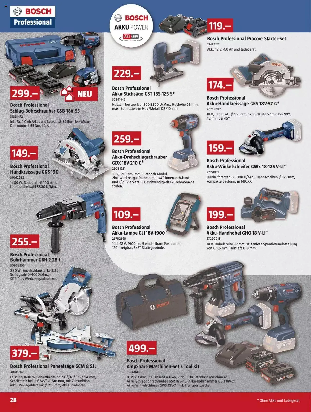 Bauhaus Aktionen von 27. November bis 31. Dezember 2023 - Prospekt seite 28