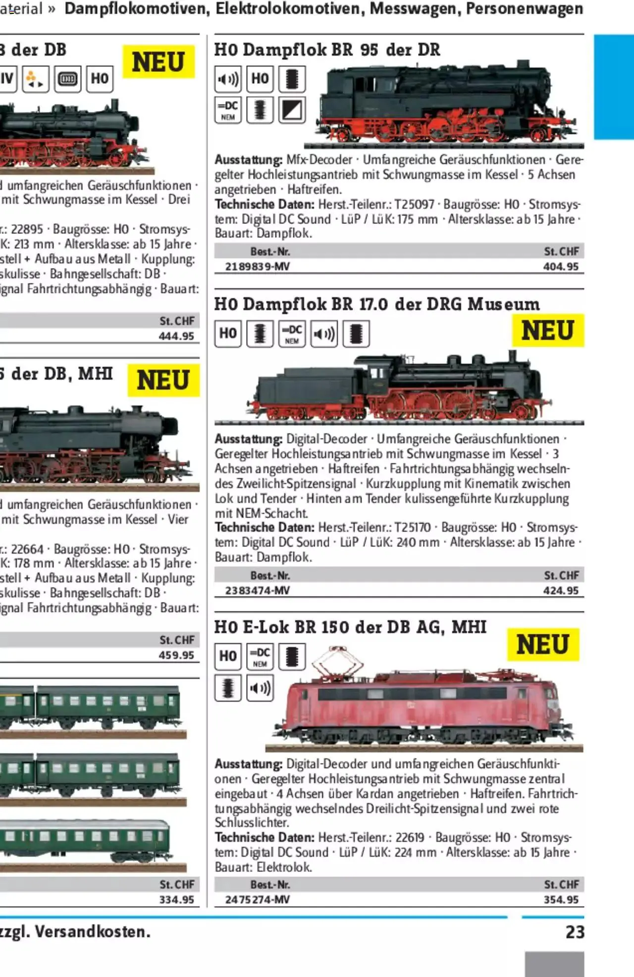 Conrad - Modellbahn Katalog 2022/23 von 5. September bis 31. Dezember 2023 - Prospekt seite  50