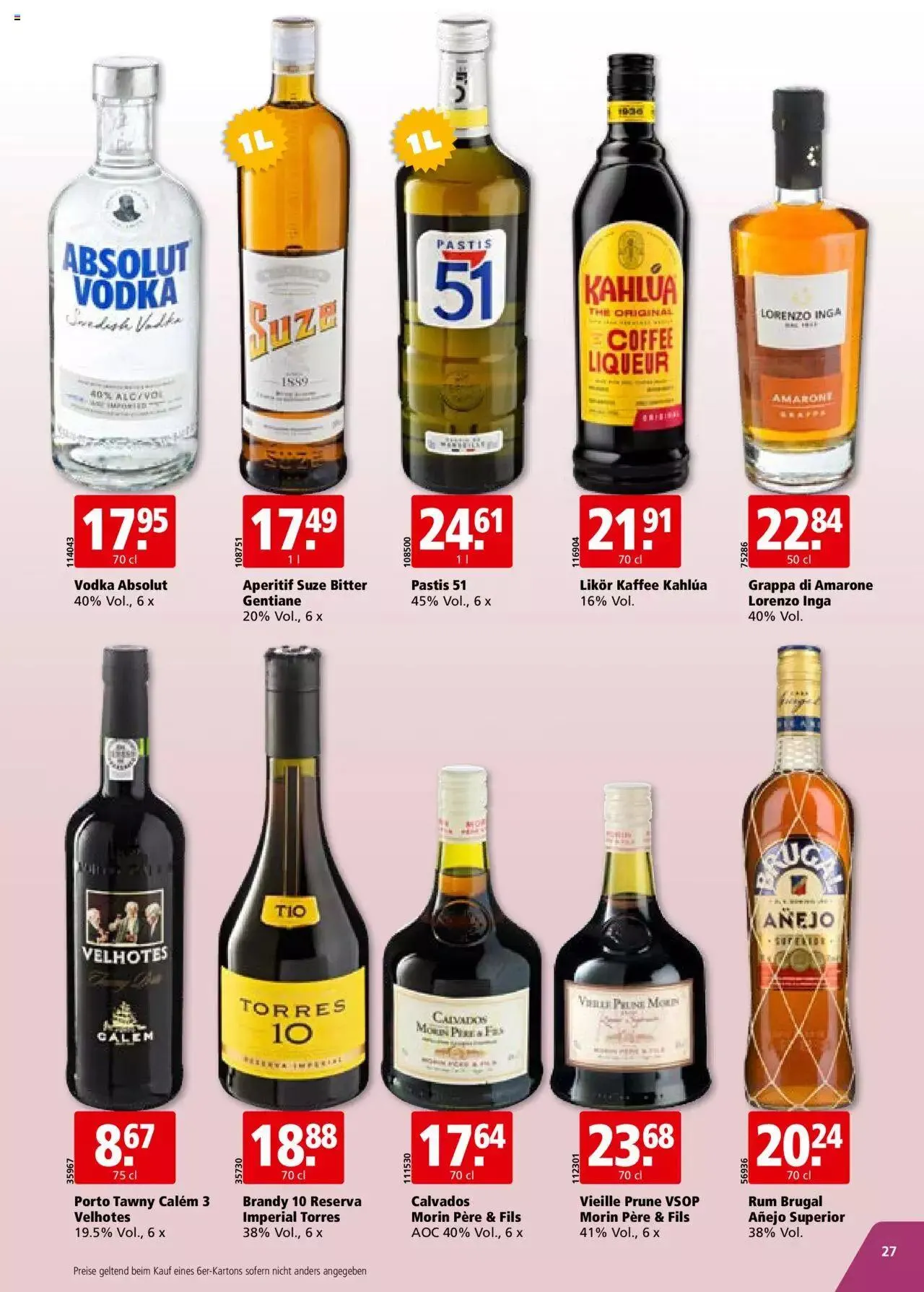 Aligro Aktionen von 2. Oktober bis 7. Oktober 2023 - Prospekt seite 27