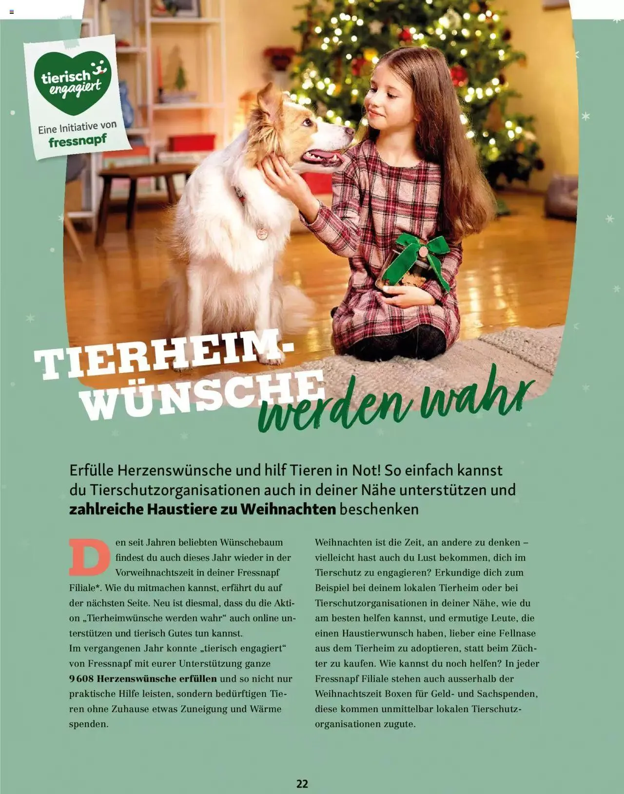 Fressnapf Aktionen von 1. November bis 31. Dezember 2023 - Prospekt seite  22