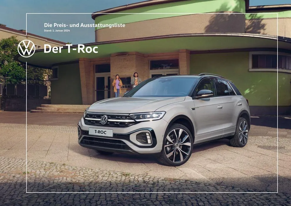 Der T-Roc von 16. Januar bis 31. Dezember 2024 - Prospekt seite  1