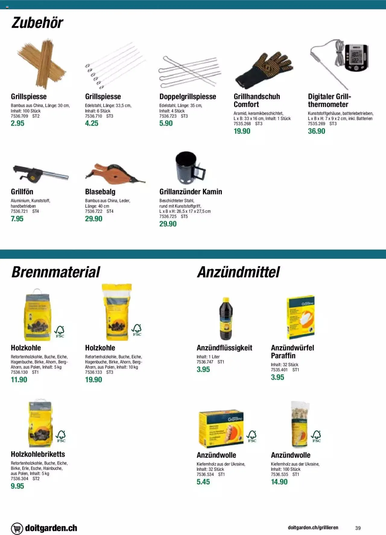 DO IT+GARDEN MIGROS Aktionen Grill von 26. Februar bis 31. Dezember 2024 - Prospekt seite  39