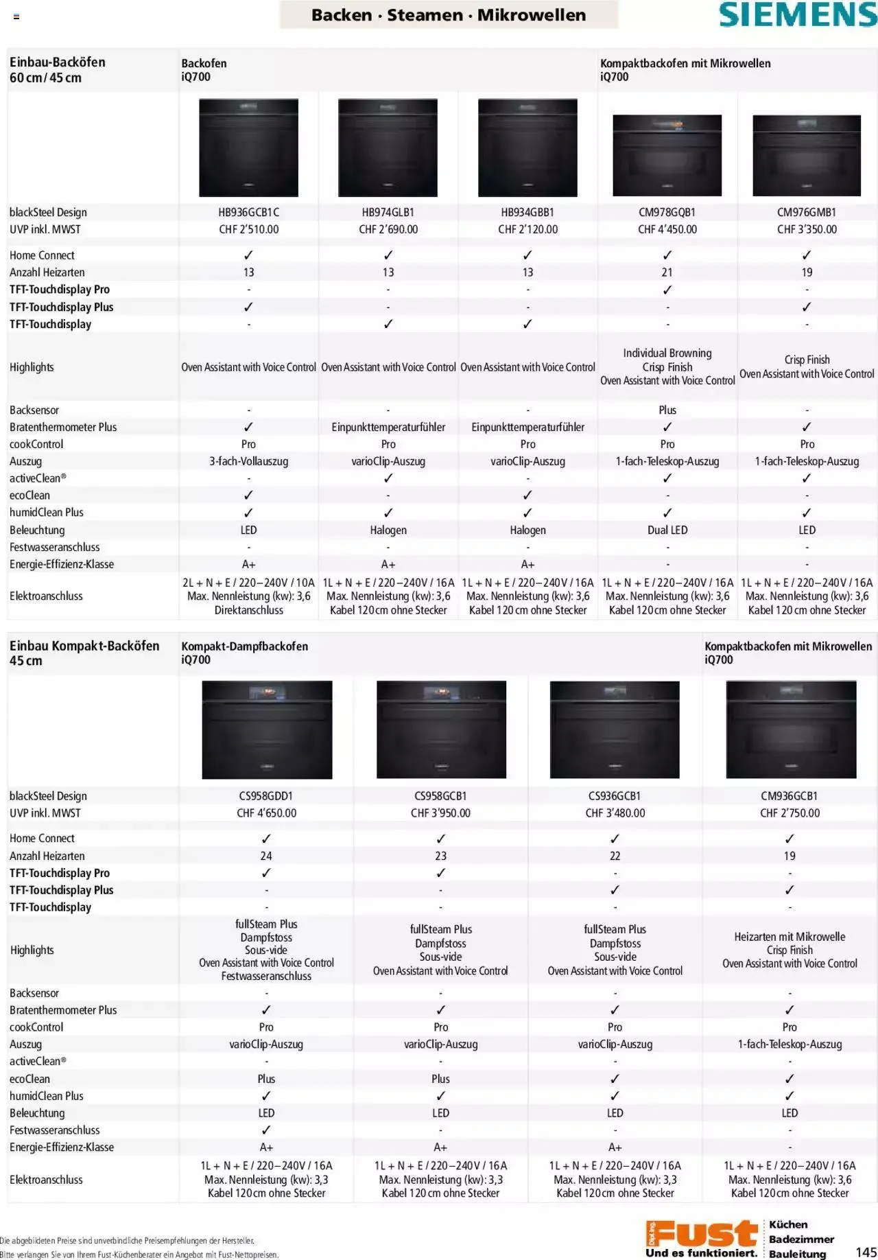 Fust - Küchenmagazin - Riesenauswahl von 22. Februar bis 31. Dezember 2023 - Prospekt seite 145
