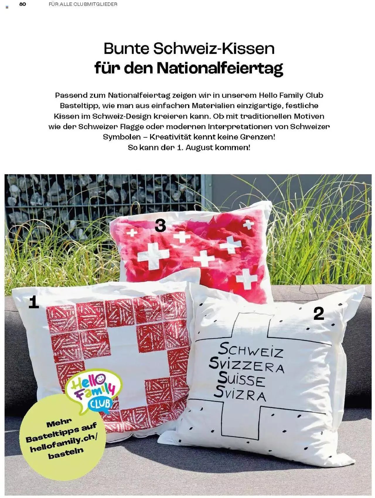 Coop Magazin Familien von 18. Juni bis 31. Dezember 2024 - Prospekt seite  80