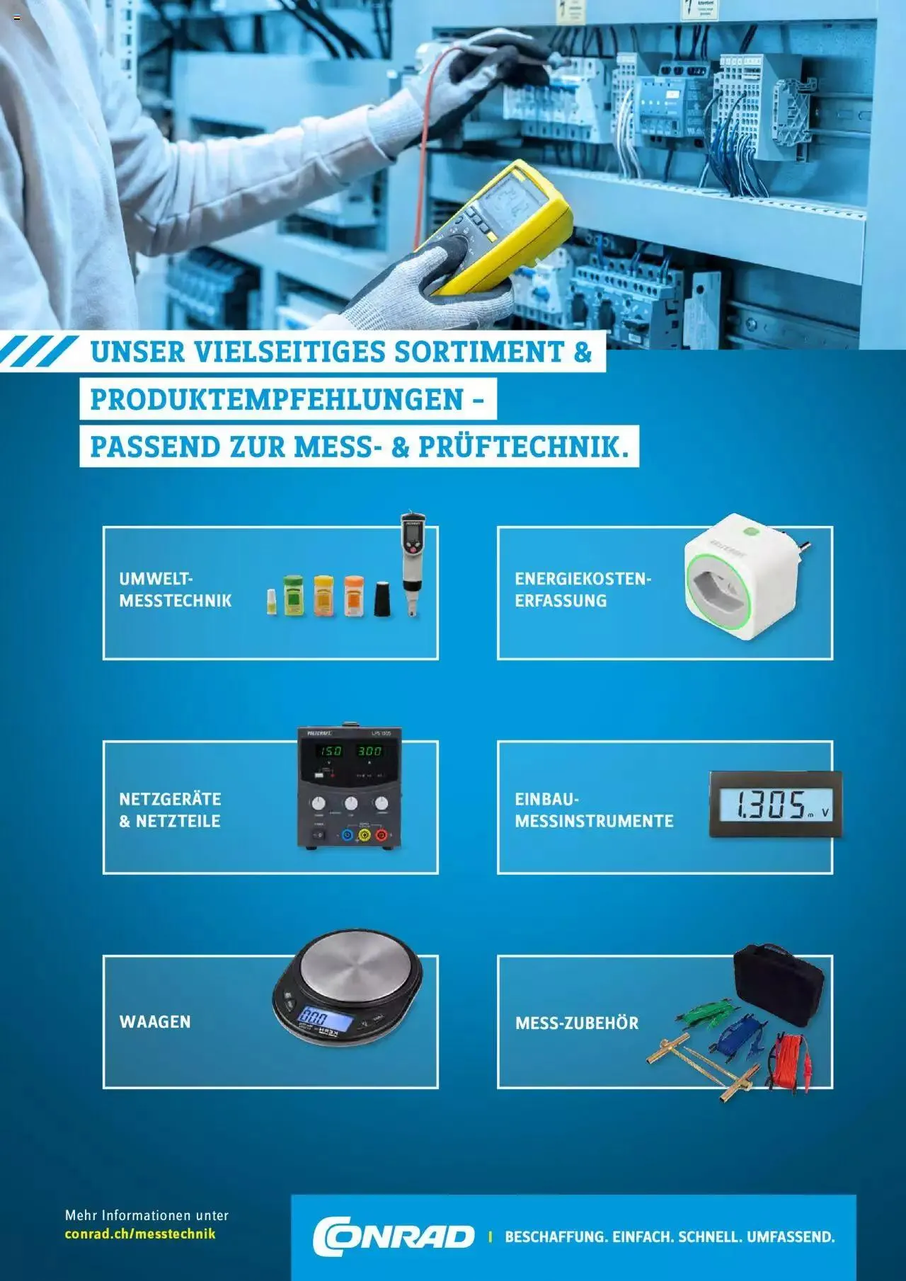 Conrad - Wir sind Technik - Messtechnic fur Profis von 14. November bis 31. Dezember 2023 - Prospekt seite 5