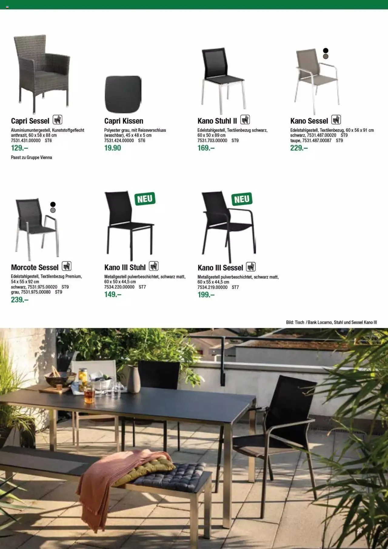 DO IT+GARDEN MIGROS - Gartenmoebel von 9. Februar bis 31. Dezember 2023 - Prospekt seite  21