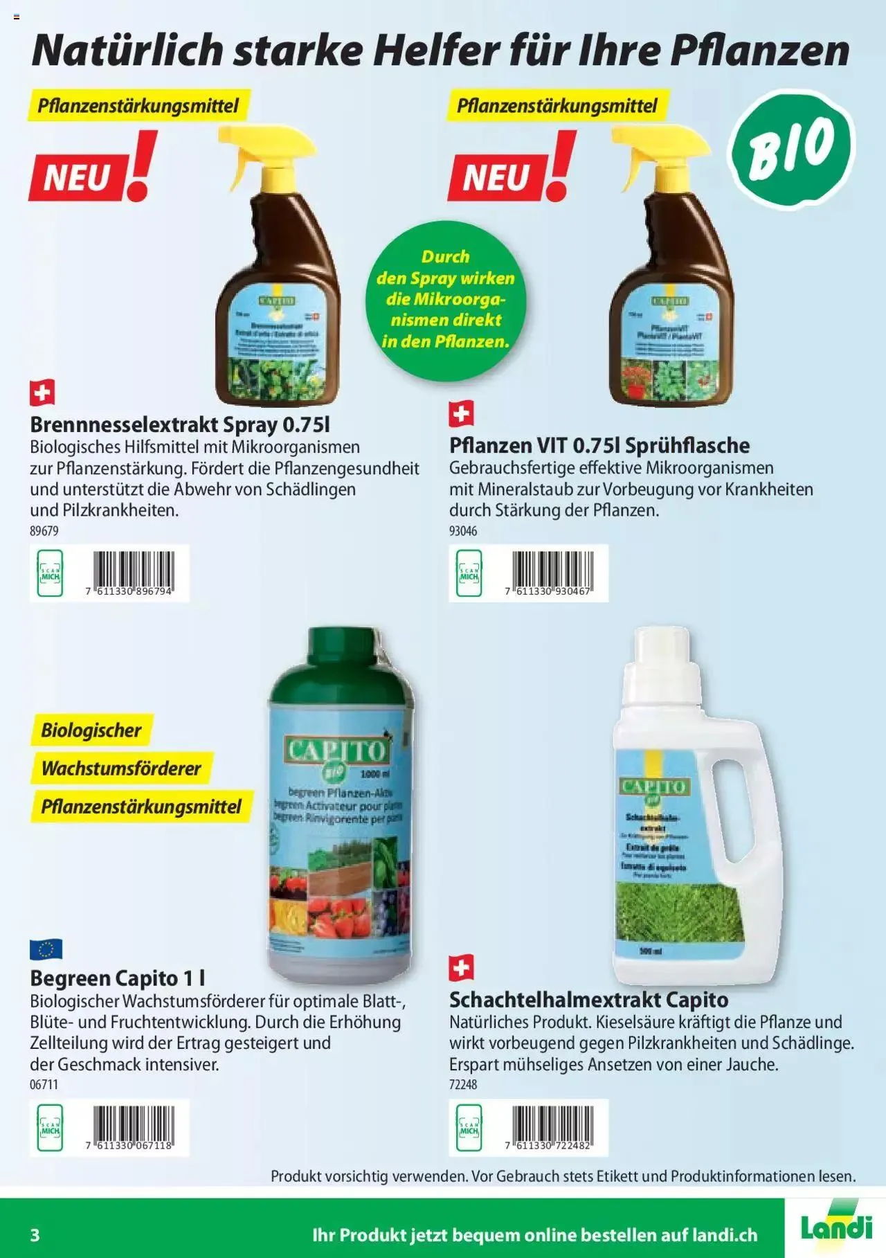 Landi Pflanzenschutz und Dünger 2023 von 7. März bis 31. Dezember 2023 - Prospekt seite  3