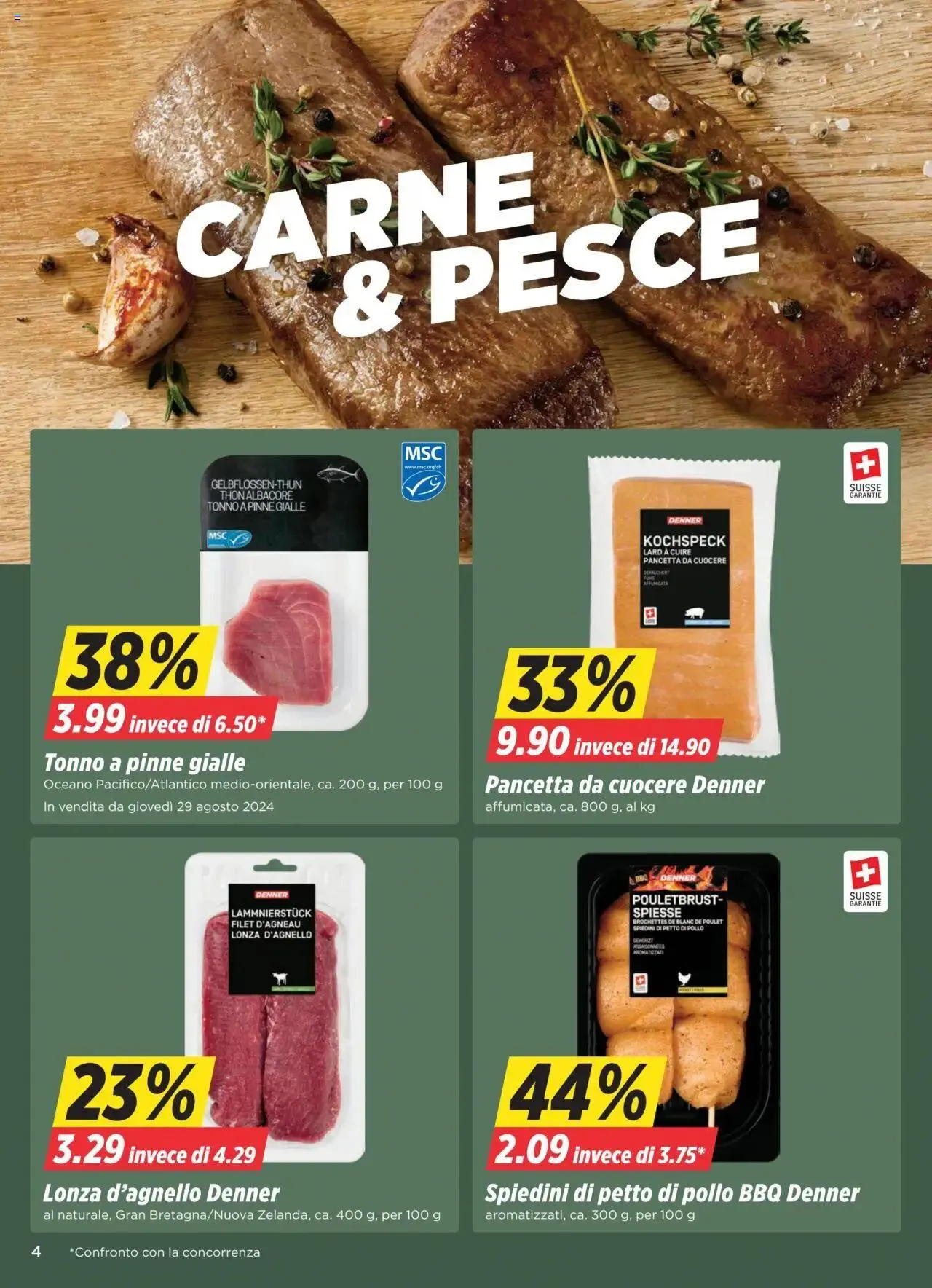 Denner Aktionen IT von 27. August bis 2. September 2024 - Prospekt seite  4