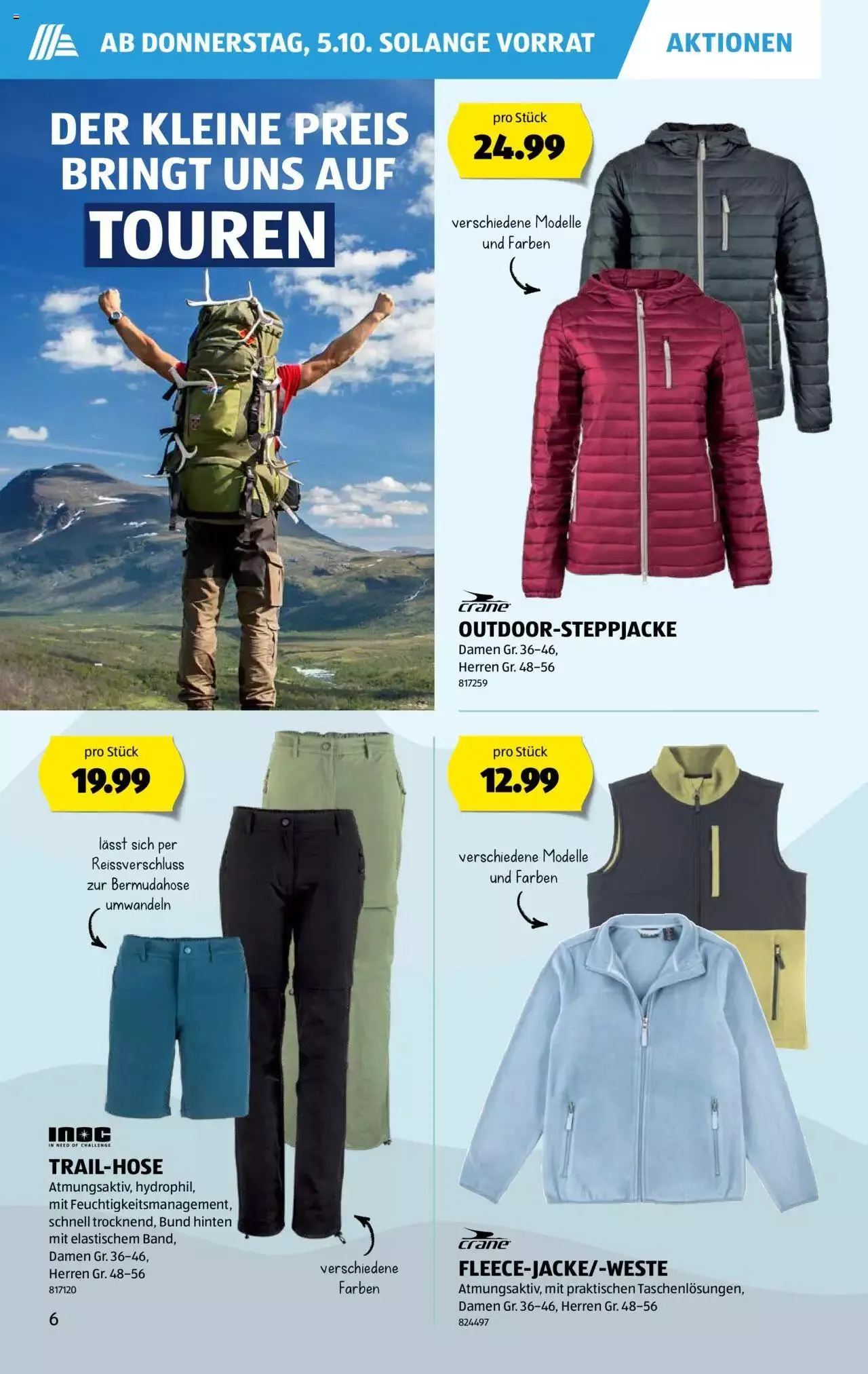 Aldi Aktionen von 5. Oktober bis 11. Oktober 2023 - Prospekt seite  6