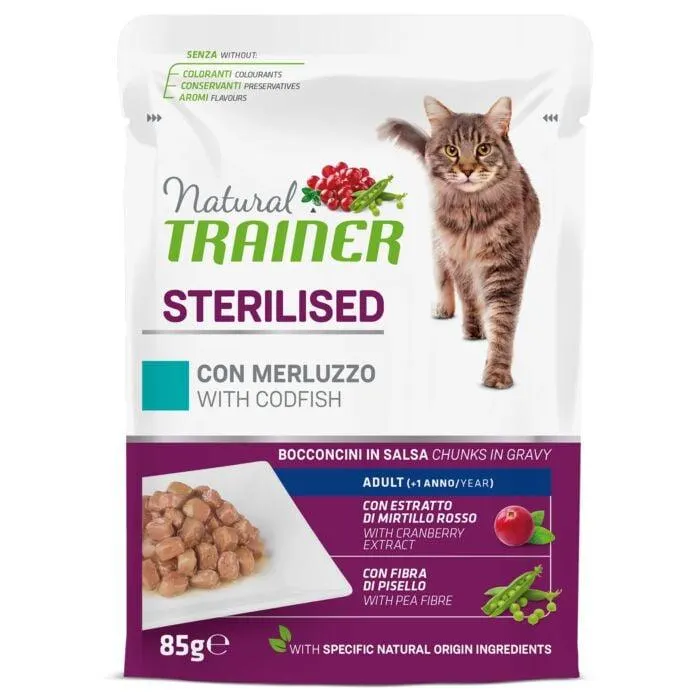 Trainer Sterilised in Sauce 85g Beutel