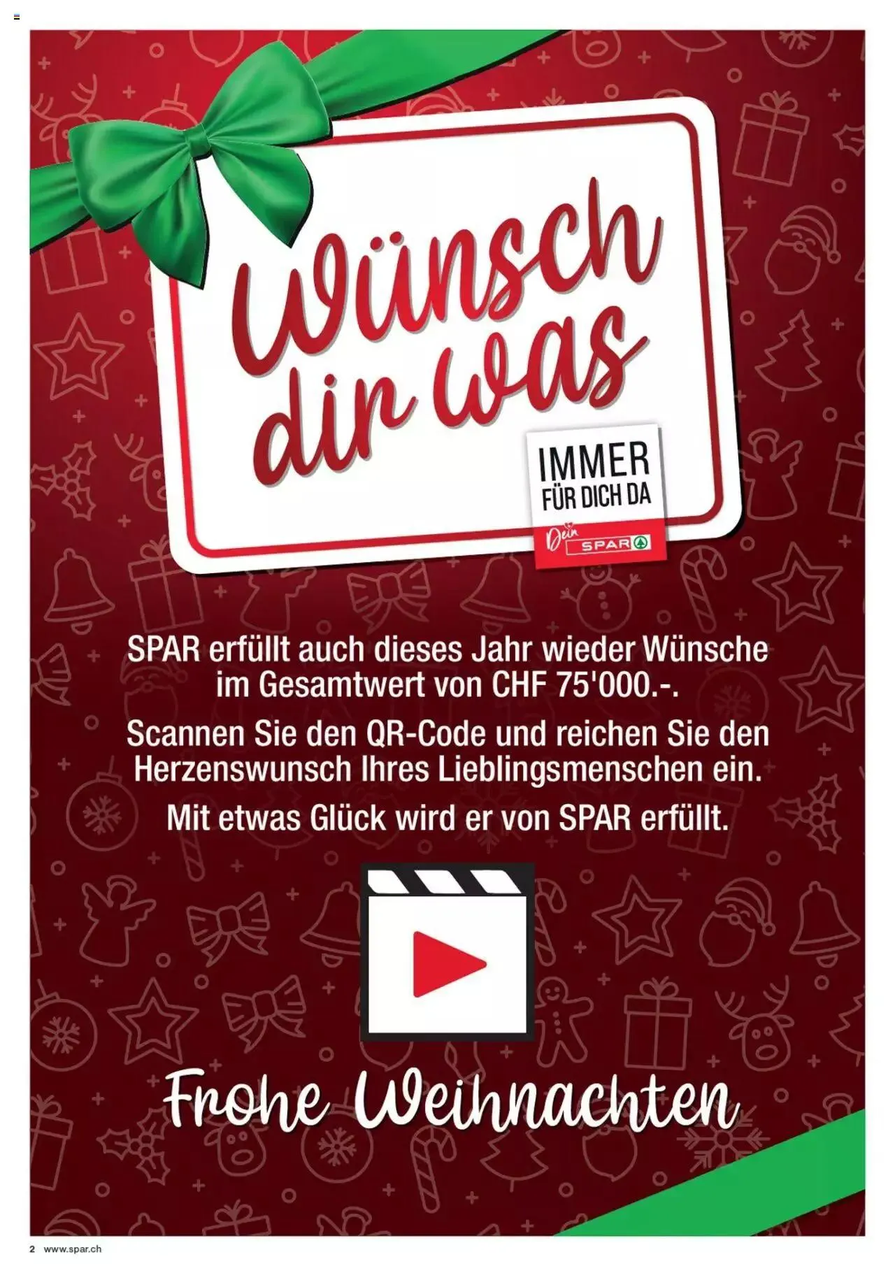 SPAR Aktionen Weihnachten von 7. Dezember bis 3. Januar 2024 - Prospekt seite  2