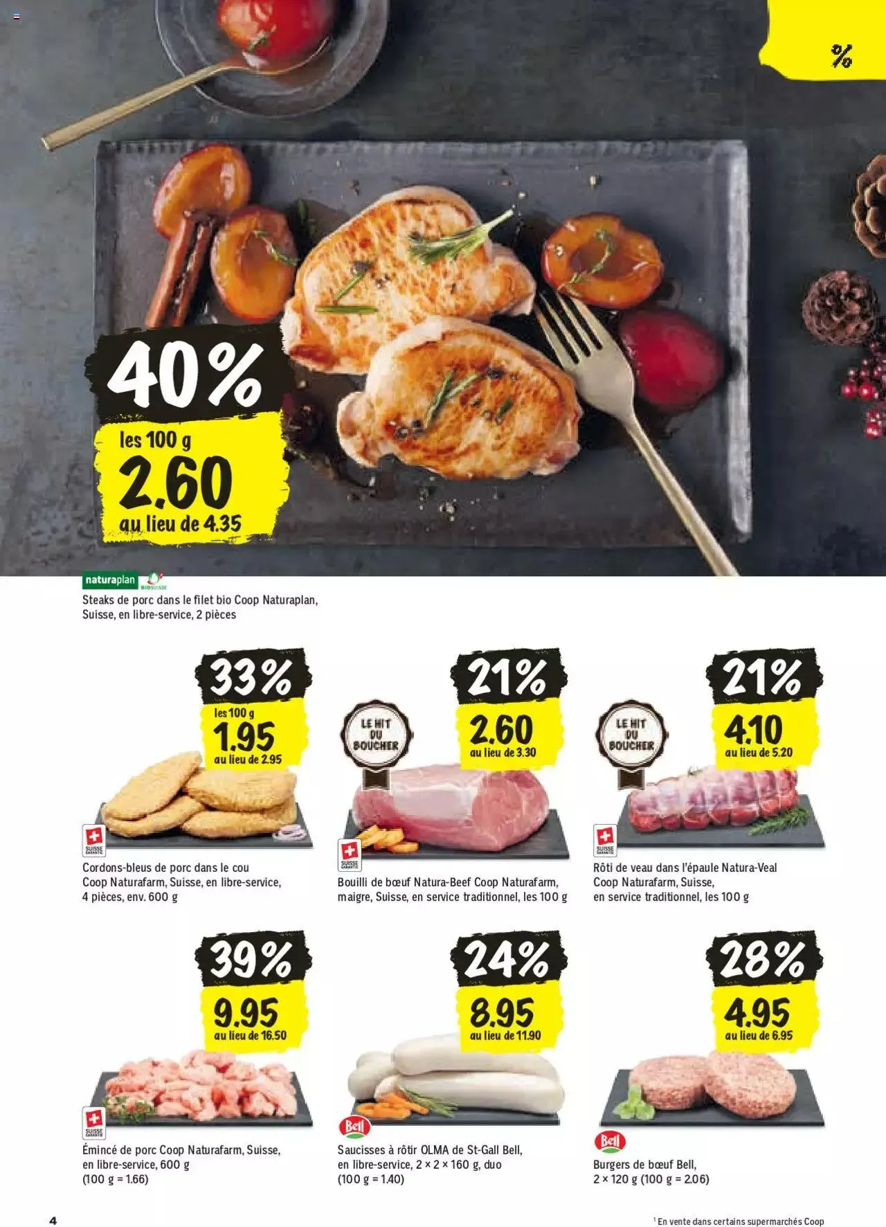 Coop - Les actions de la semaine von 5. Dezember bis 10. Dezember 2023 - Prospekt seite 4