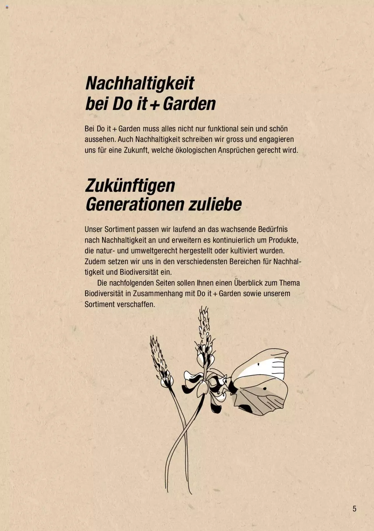 DO IT+GARDEN MIGROS - Biodiversität Broschüre von 9. März bis 31. Dezember 2024 - Prospekt seite  5