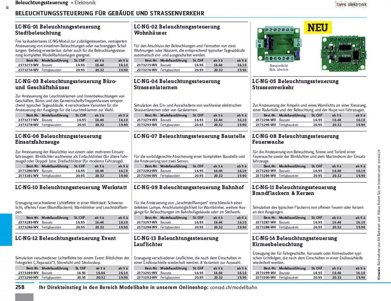 Conrad - Modellbahn 2021/22 von 1. Januar bis 31. Dezember 2023 - Prospekt seite  260