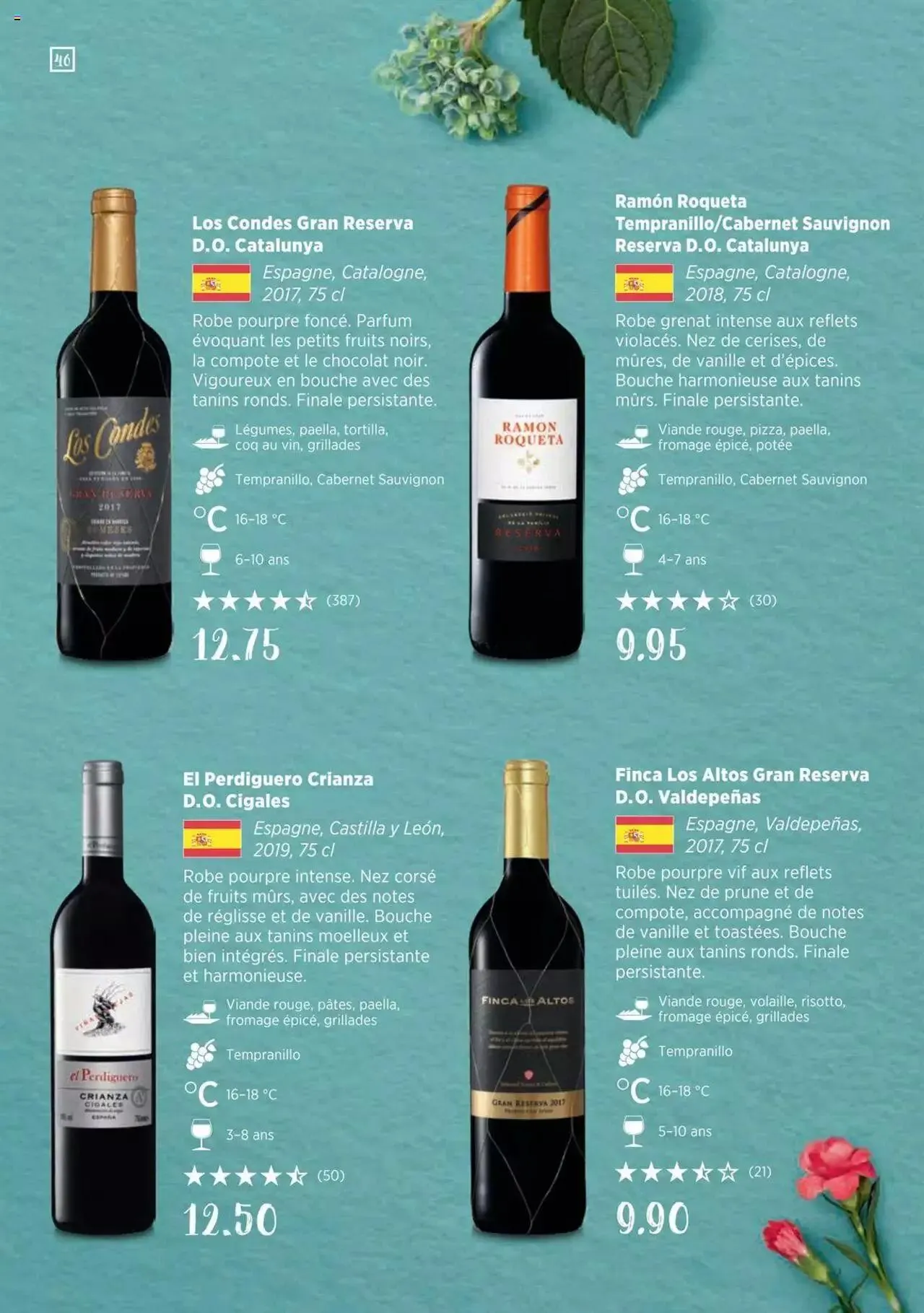 Denner Guide des vins 2023 /2024 FR von 11. September bis 31. Dezember 2024 - Prospekt seite  46