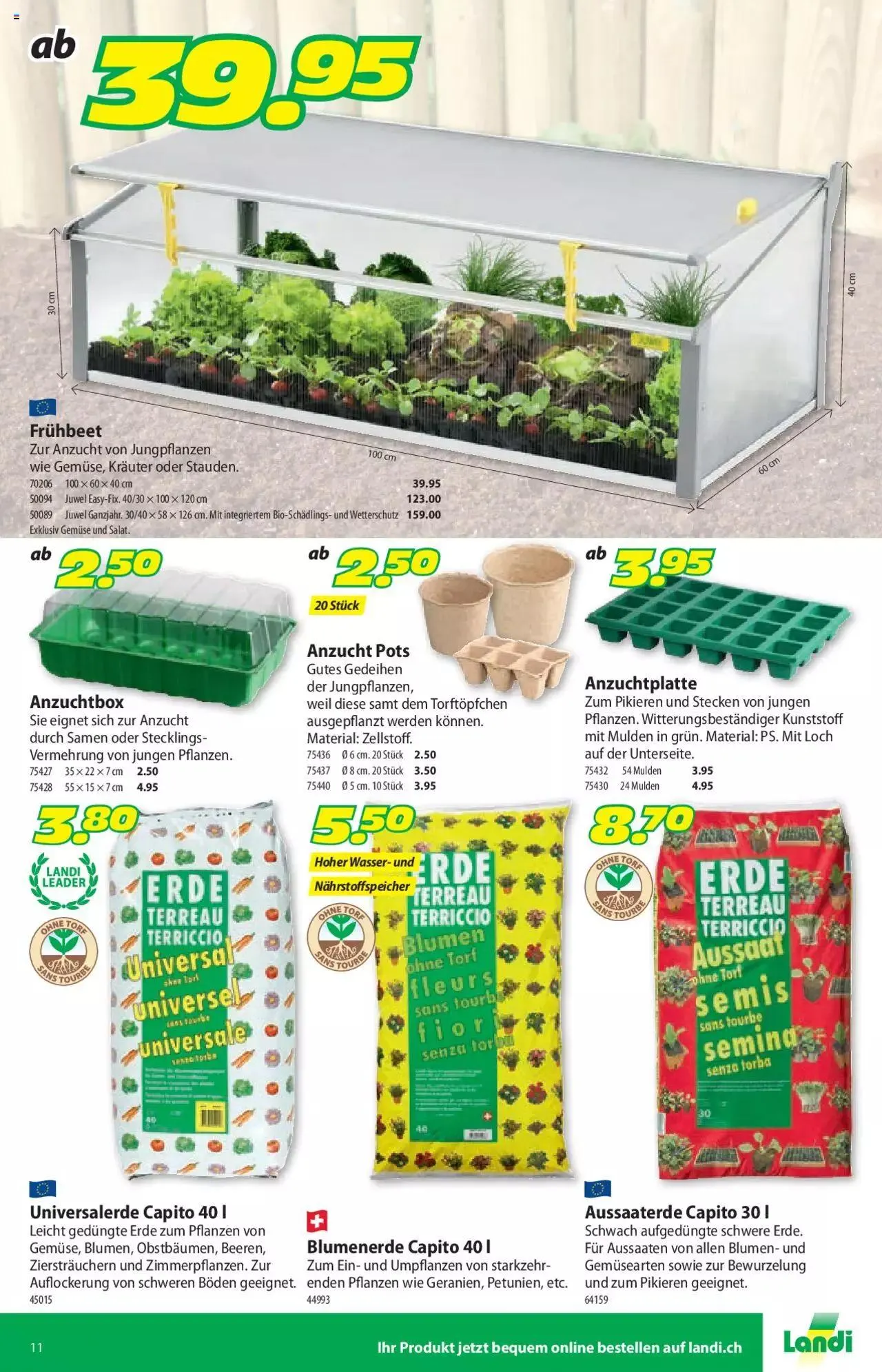 Landi - Aktueller Prospekt von 2. Januar bis 31. Dezember 2023 - Prospekt seite 11