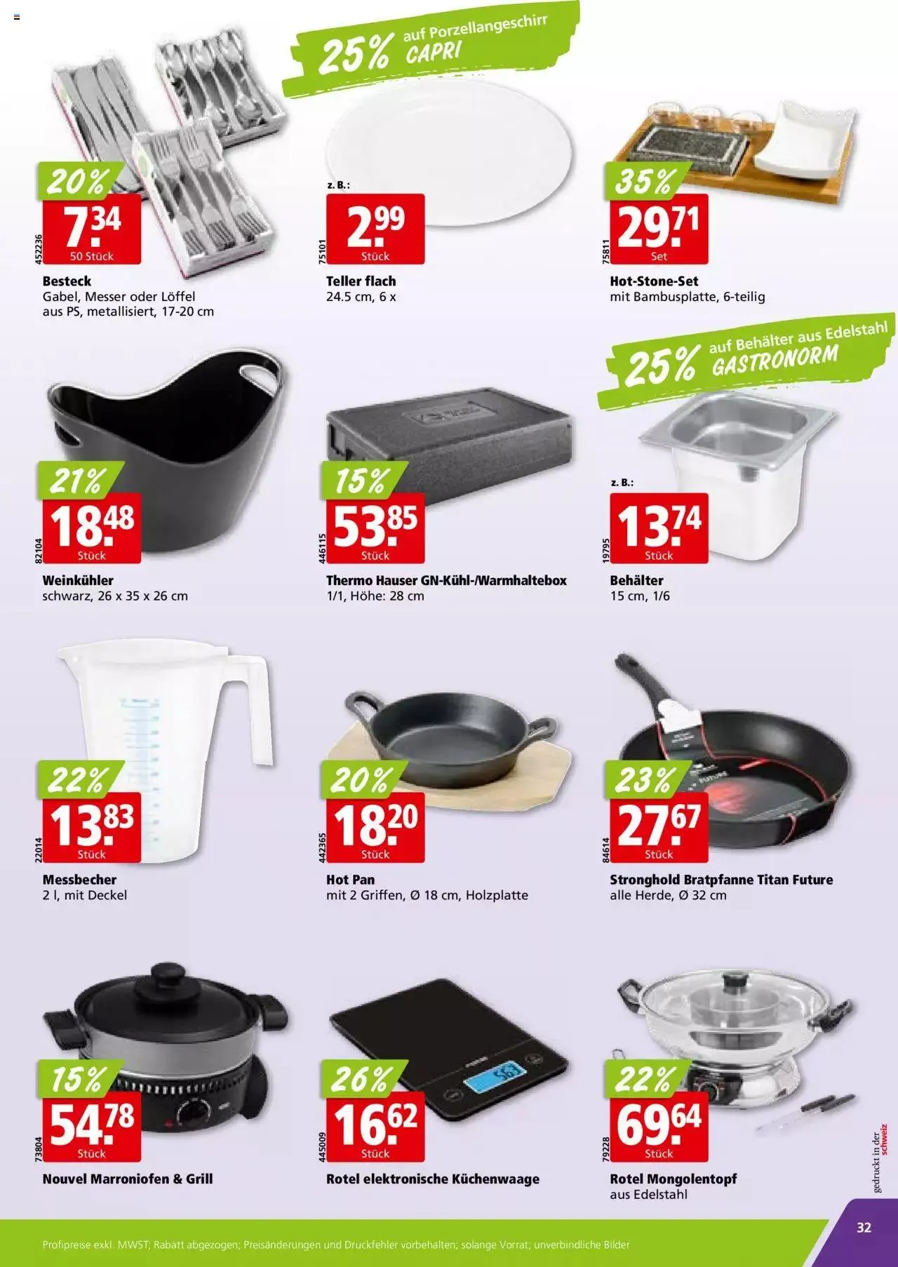 Aligro Aktionen von 2. Oktober bis 7. Oktober 2023 - Prospekt seite 32