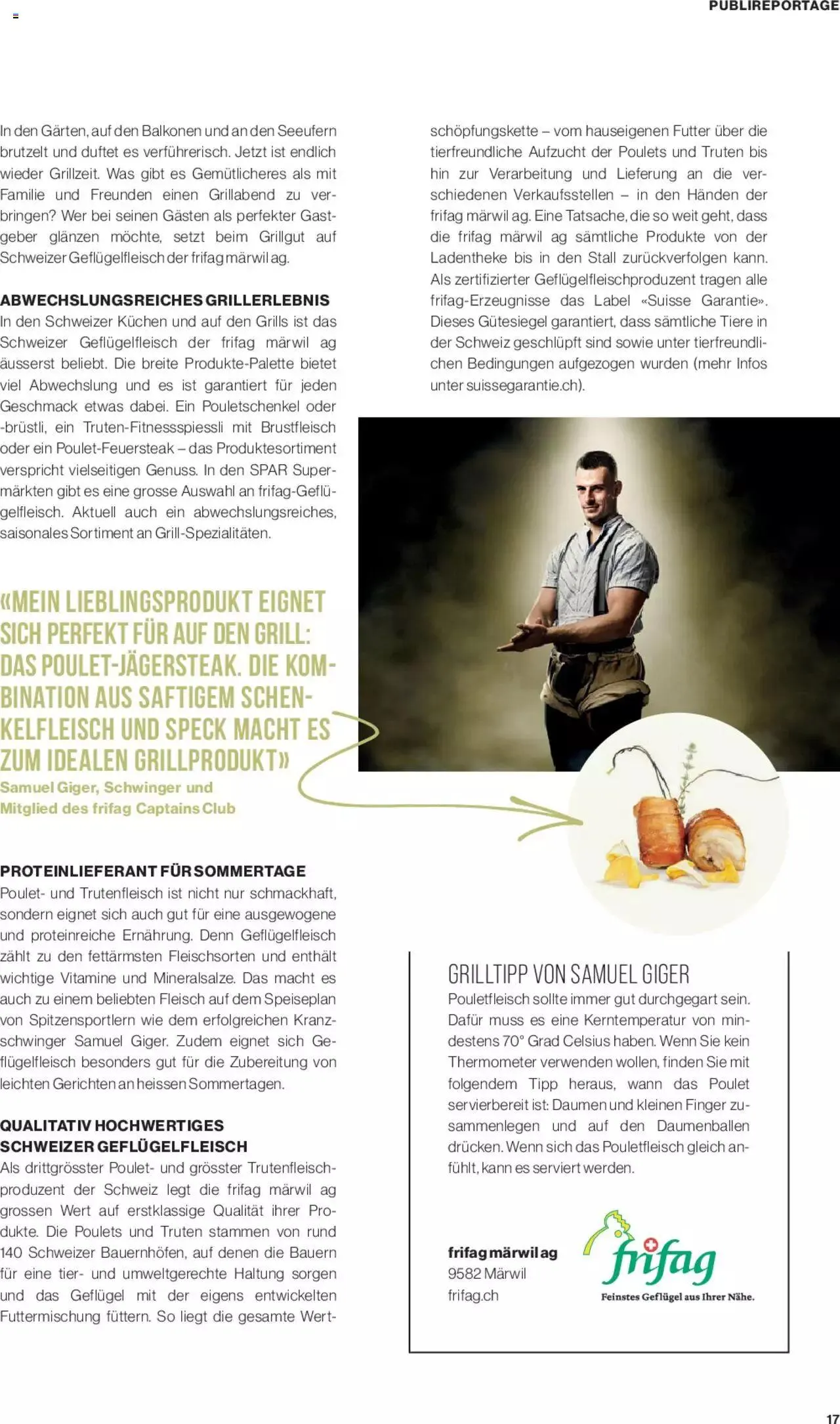 SPAR Kundenmagazin von 31. Mai bis 31. Dezember 2023 - Prospekt seite  17