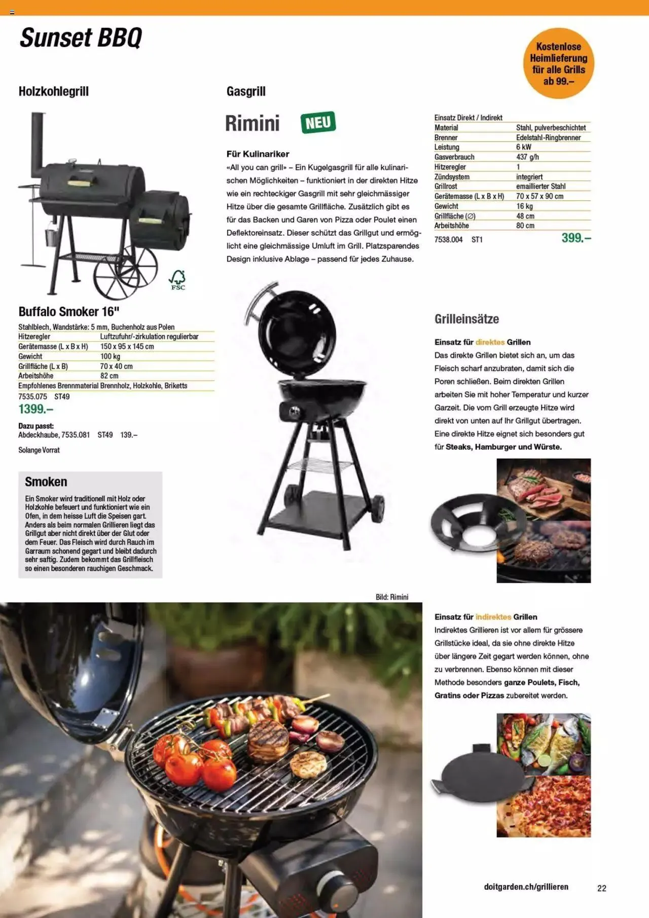 DO IT+GARDEN MIGROS - Grill von 13. Februar bis 31. Dezember 2023 - Prospekt seite  22