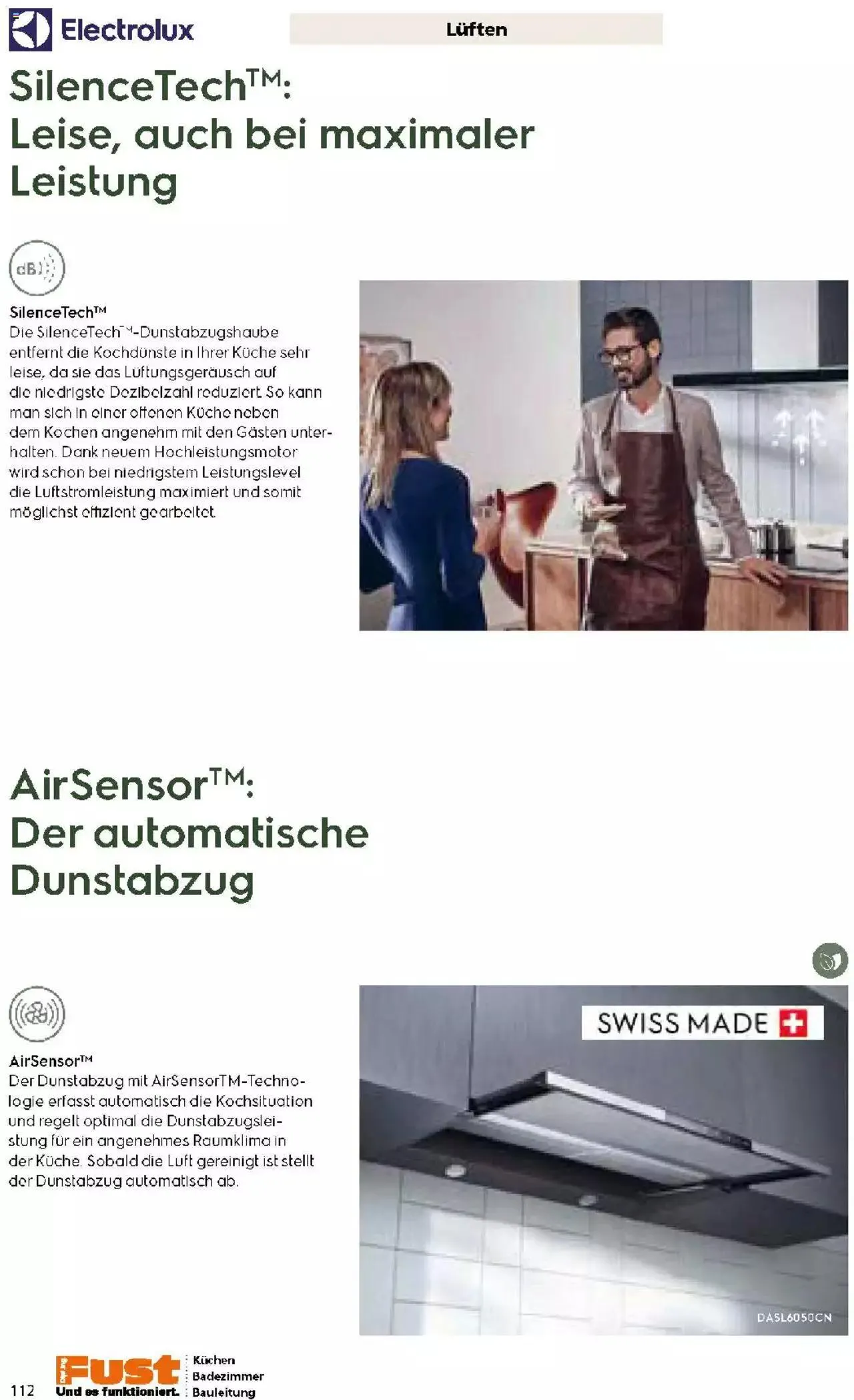 Fust Küchen- und Badezimmerprospekt von 4. März bis 31. Dezember 2024 - Prospekt seite 112