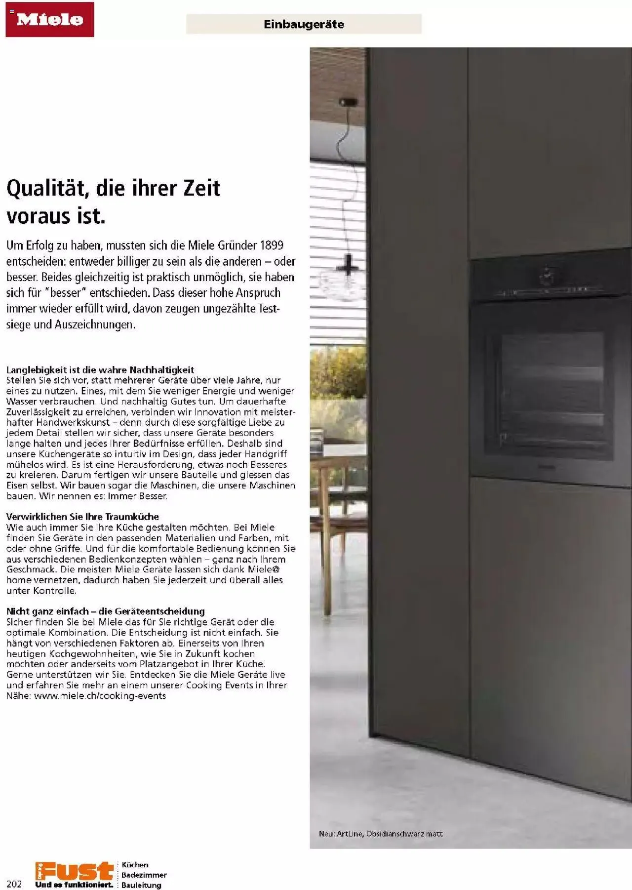 Fust Küchen- und Badezimmerprospekt von 4. März bis 31. Dezember 2024 - Prospekt seite 202