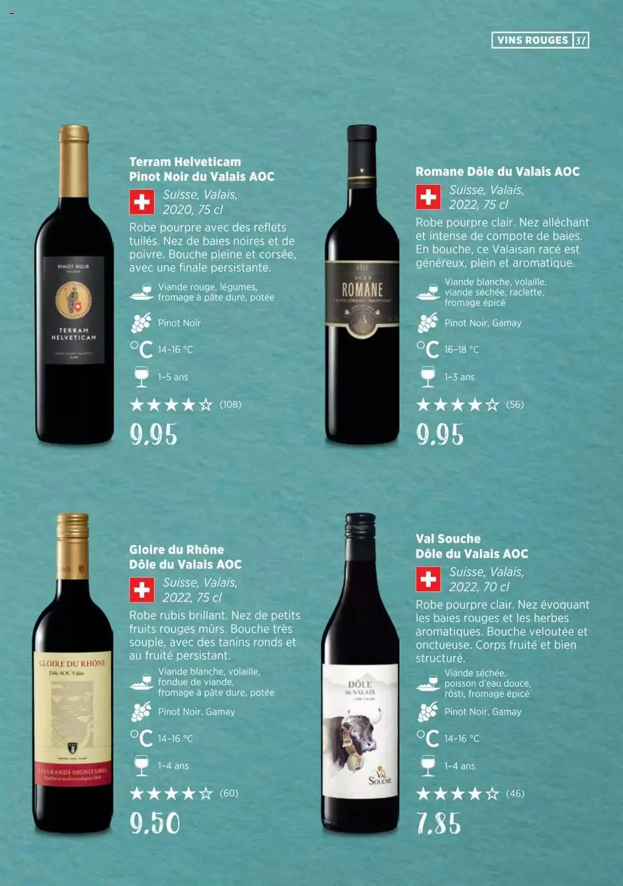 Denner Guide des vins 2023 /2024 FR von 11. September bis 31. Dezember 2024 - Prospekt seite  37