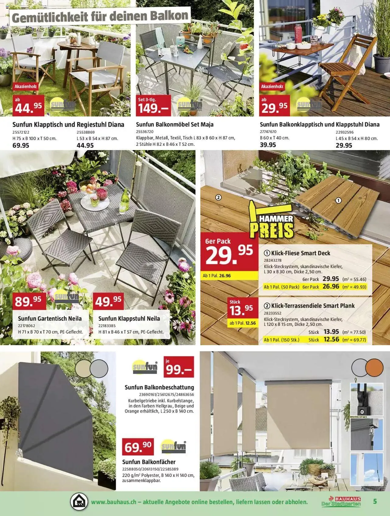 Bauhaus Aktionen von 27. Mai bis 30. Juni 2024 - Prospekt seite 5