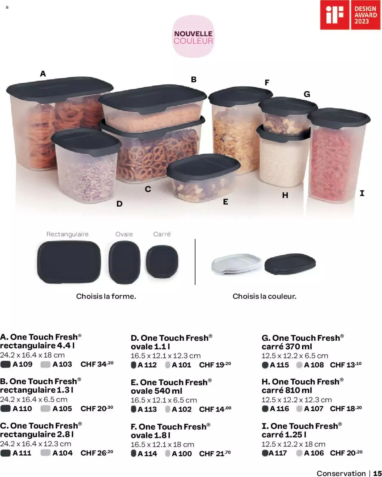 Tupperware Aktionen Frühling / Sommer 2024 von 5. März bis 31. Dezember 2024 - Prospekt seite 15