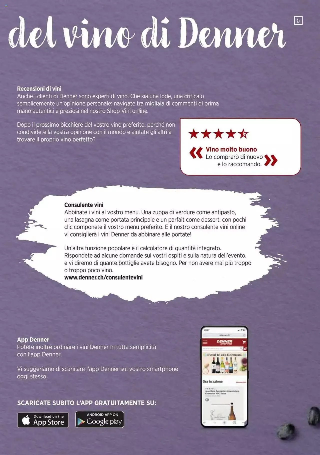 Denner Guida dei vini 2023 / 2024 IT von 11. September bis 31. Dezember 2023 - Prospekt seite 5