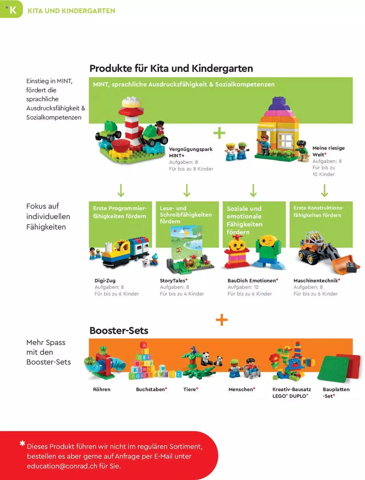 Conrad - Lego Education Lernkonzepte von 6. April bis 31. Dezember 2023 - Prospekt seite 20