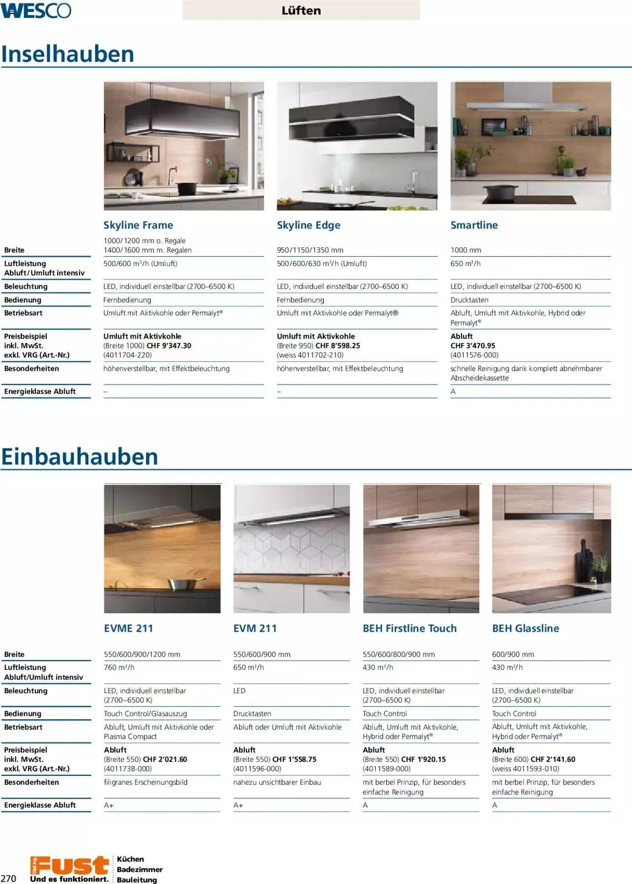 Fust - Küchenmagazin - Riesenauswahl von 22. Februar bis 31. Dezember 2023 - Prospekt seite  270