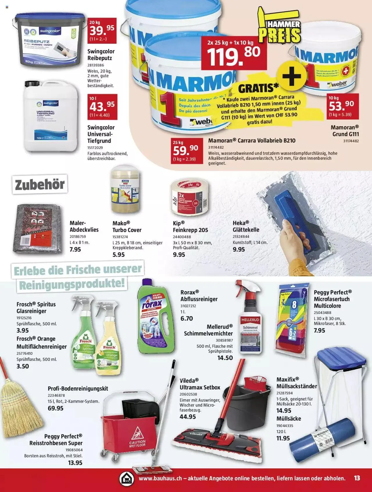 Bauhaus Aktionen von 27. November bis 31. Dezember 2023 - Prospekt seite 13