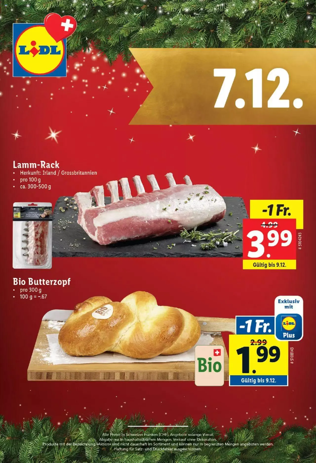 Lidl Aktionen Magische Weihnachtszeit von 1. Dezember bis 24. Dezember 2023 - Prospekt seite 8