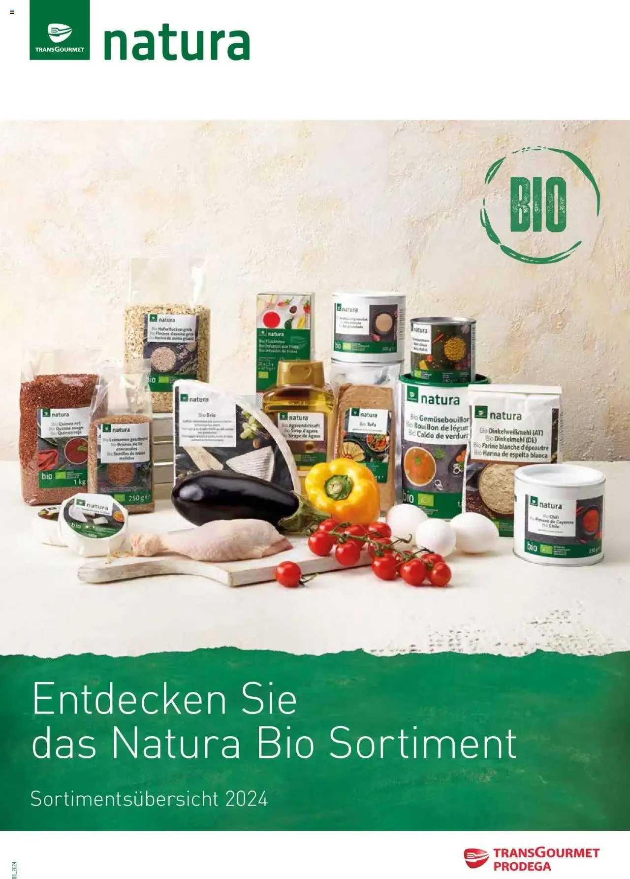 Prodega Aktionen Natura Bio Sortiment von 1. Juli bis 31. Dezember 2024 - Prospekt seite  1