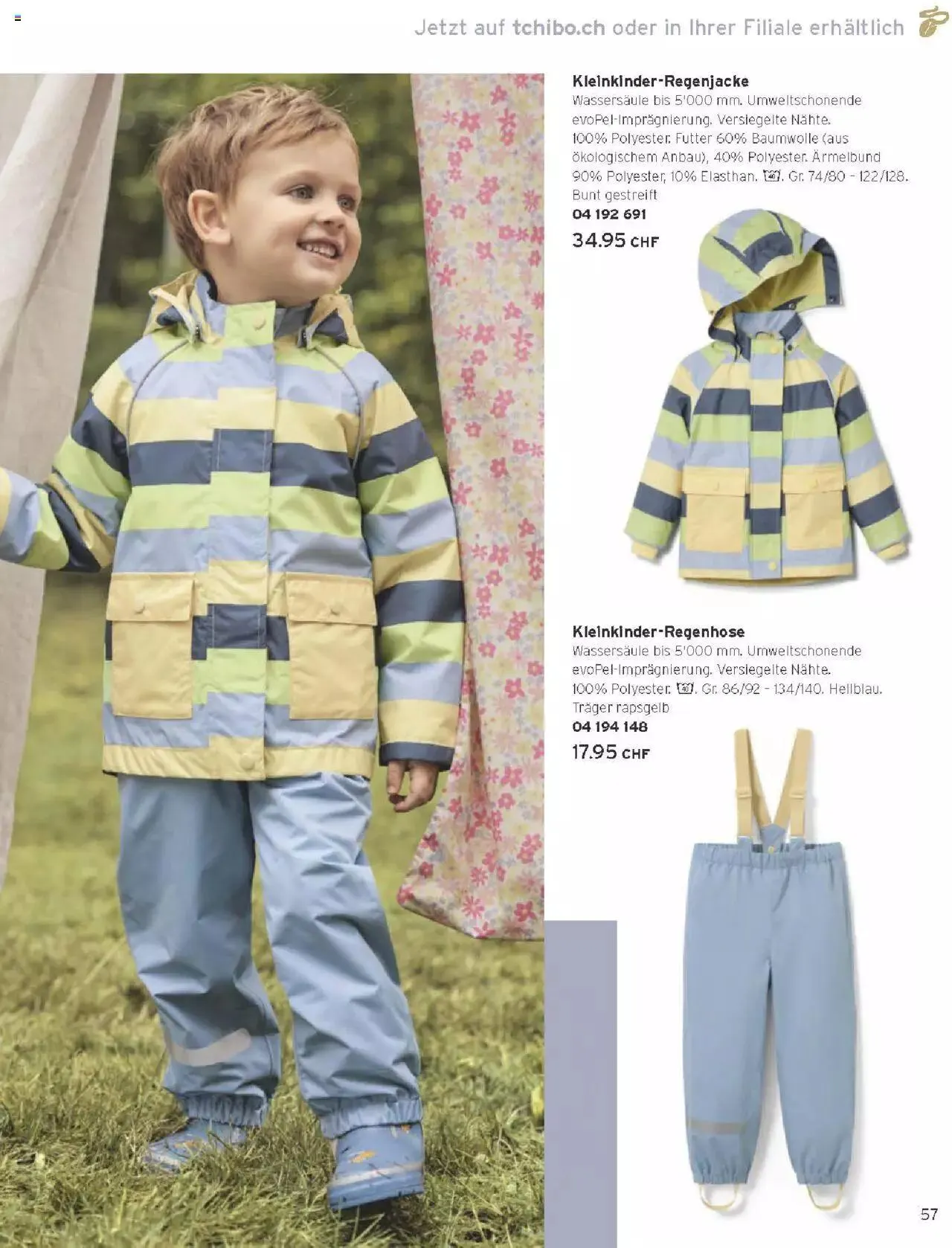 Tchibo Aktionen von 15. März bis 31. Dezember 2024 - Prospekt seite 57