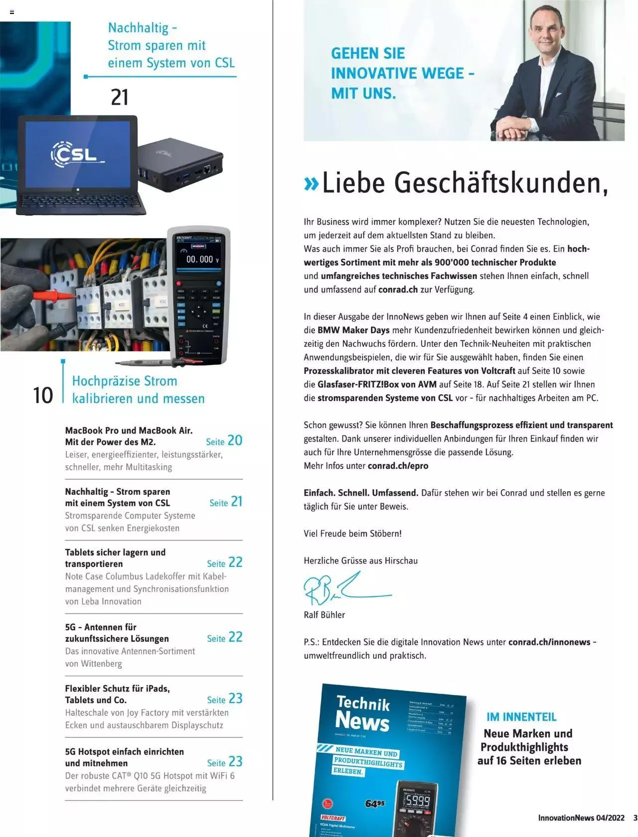 Conrad - Innovation News von 26. September bis 31. Dezember 2023 - Prospekt seite 3