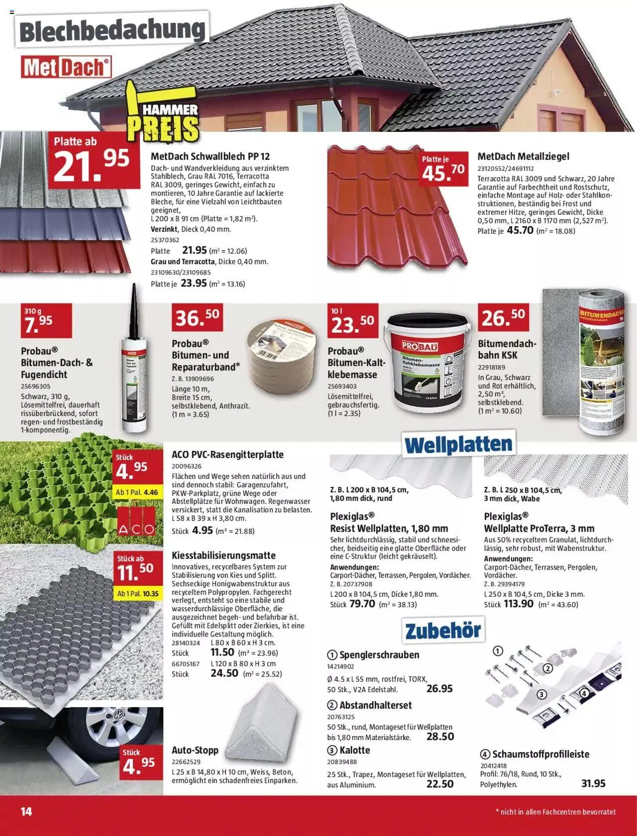 Bauhaus Aktionen von 26. Juni bis 30. Juli 2023 - Prospekt seite  14