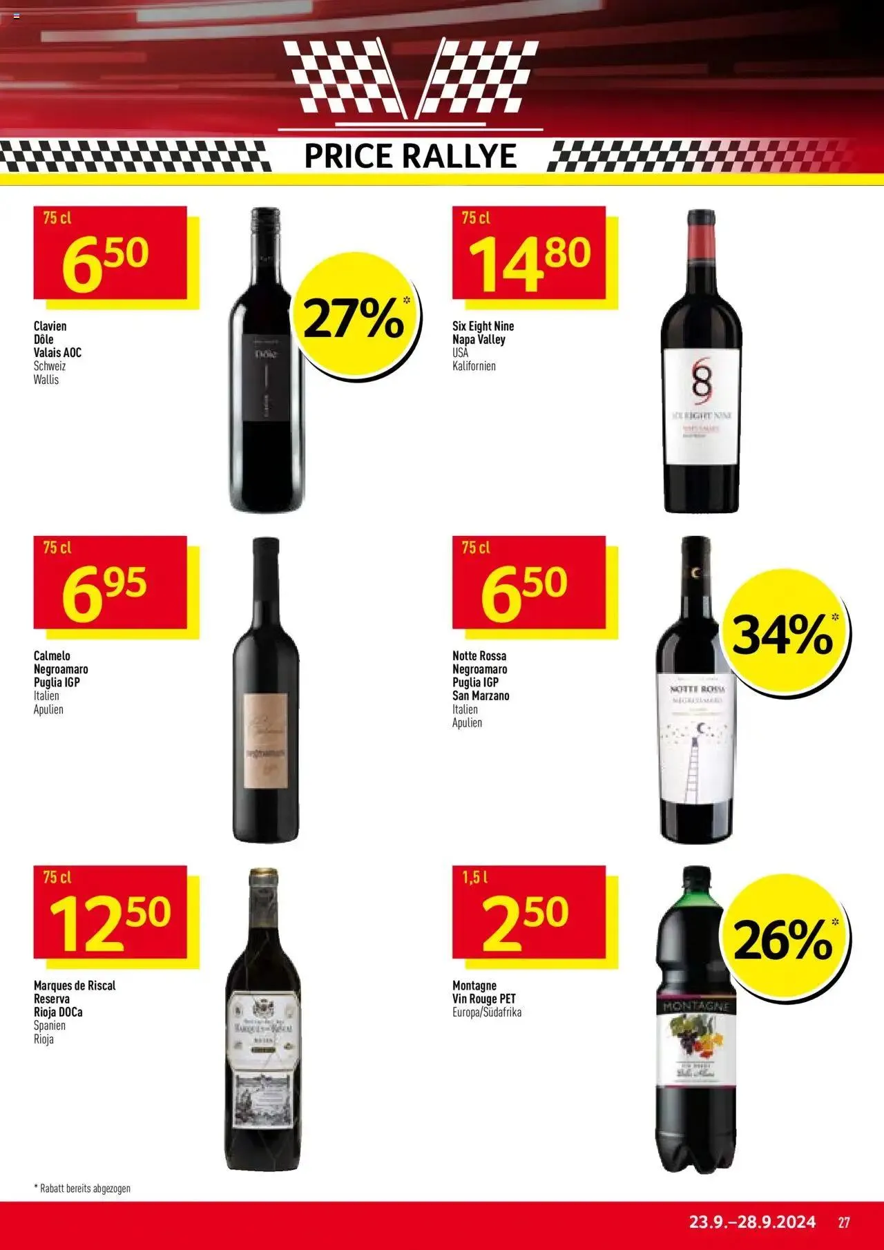 Prodega Aktionen von 23. September bis 28. September 2024 - Prospekt seite  27