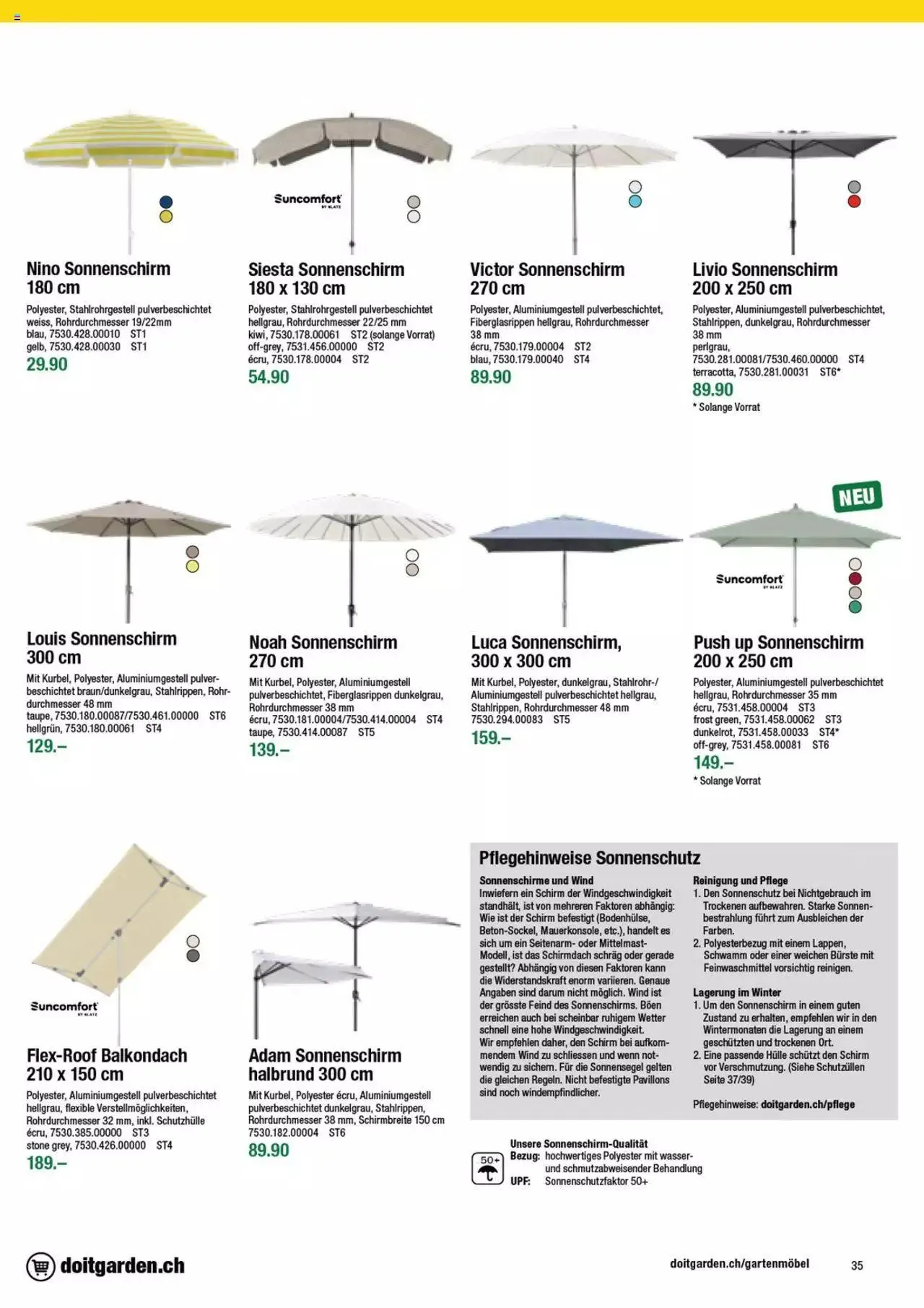 DO IT+GARDEN MIGROS - Gartenmoebel von 9. Februar bis 31. Dezember 2023 - Prospekt seite  35