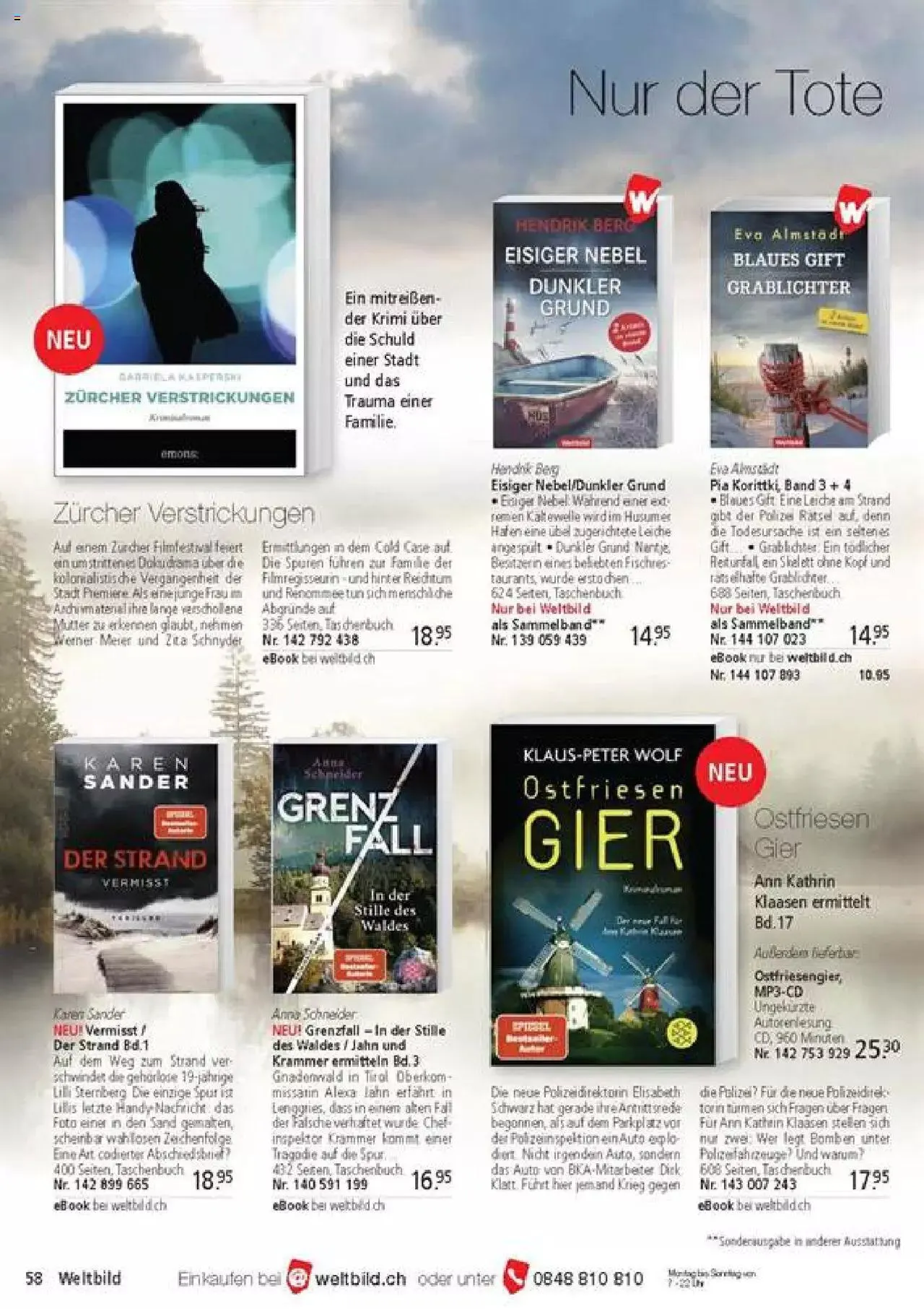 Weltbild - Aktueller Prospekt von 27. Januar bis 31. Dezember 2023 - Prospekt seite  58