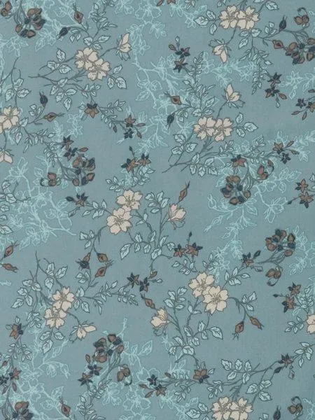 Satin-Bettwäsche EBBA 160x210 blau