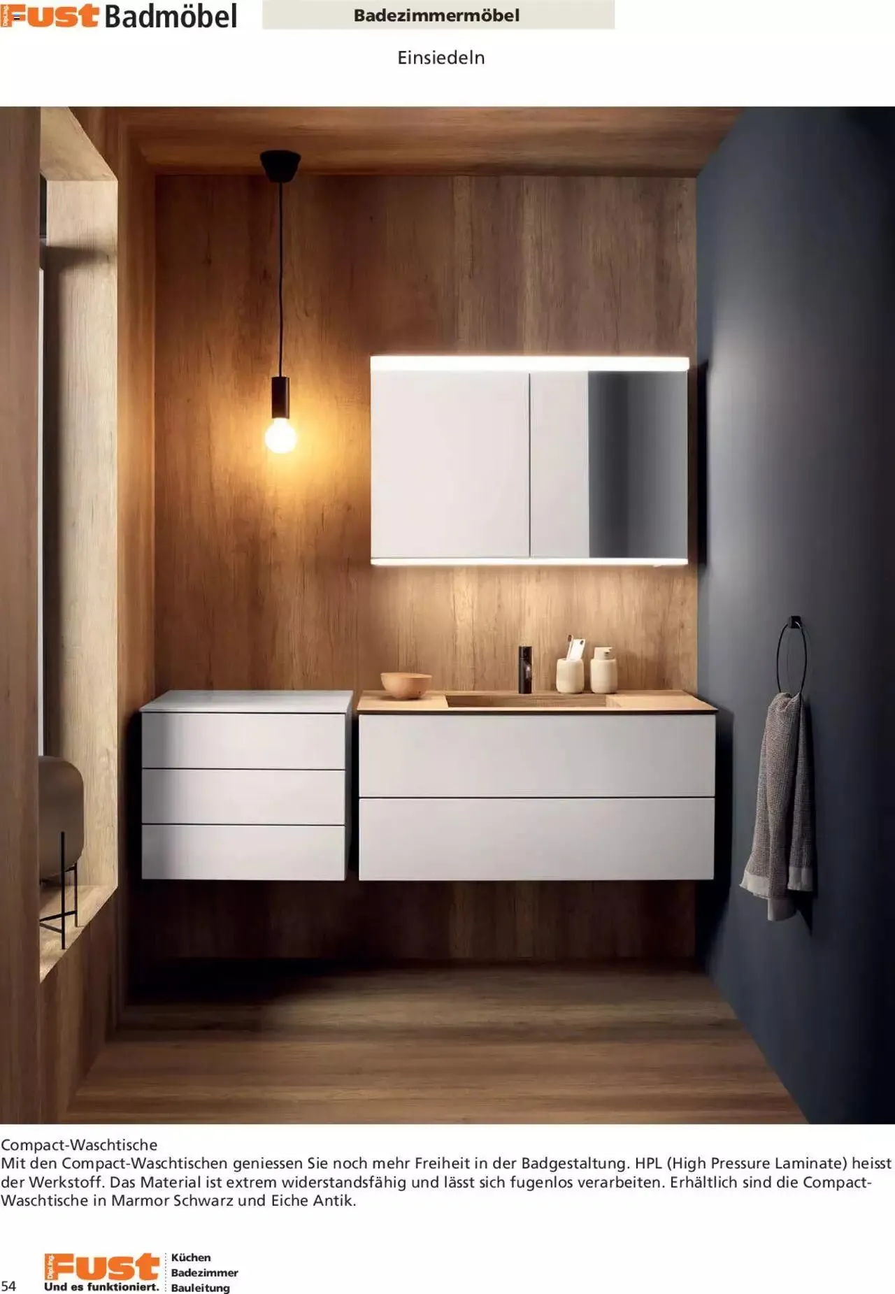 Fust Aktionen Badezimmermagazin von 17. April bis 31. Dezember 2024 - Prospekt seite  54