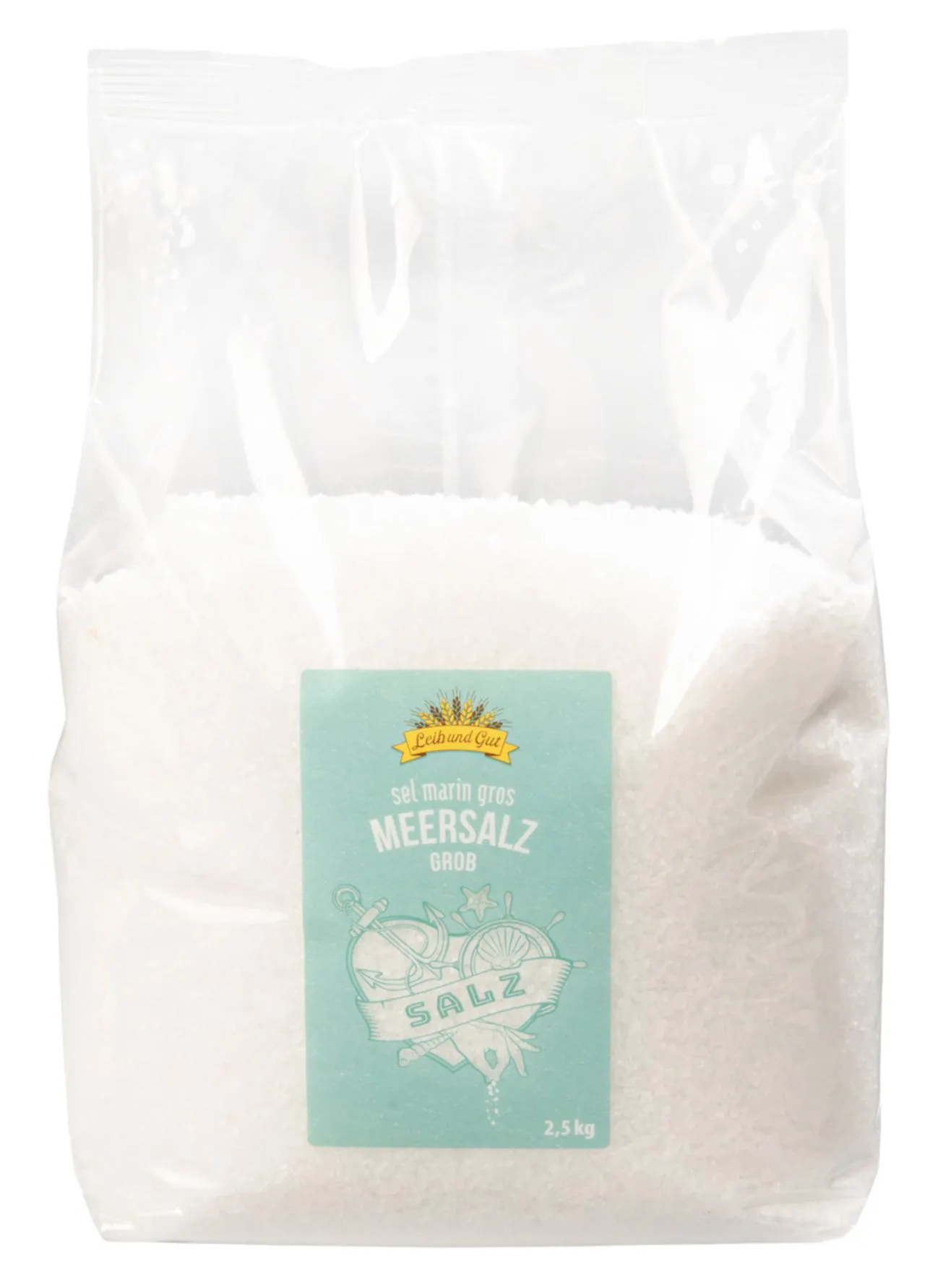 Leib & Gut Meersalz nature grob