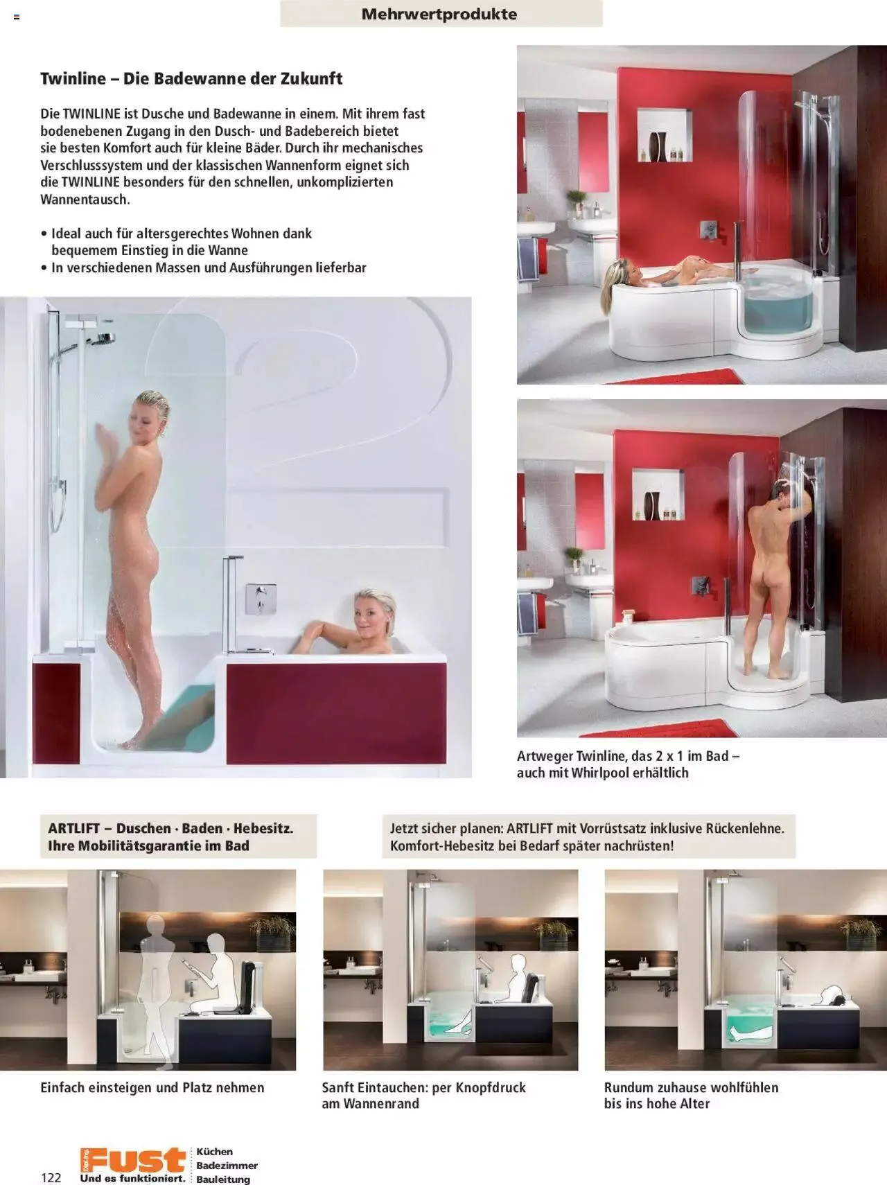Fust Aktionen Badezimmermagazin von 17. April bis 31. Dezember 2024 - Prospekt seite  122