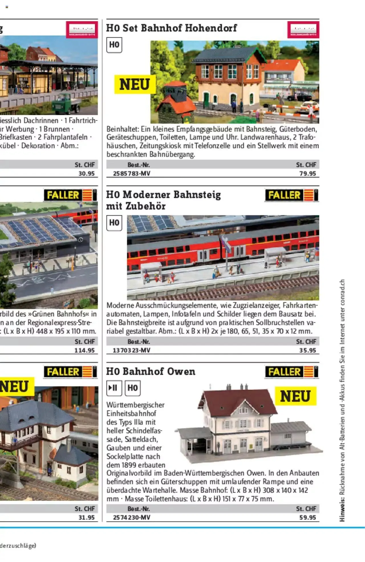 Conrad - Modellbahn Katalog 2022/23 von 5. September bis 31. Dezember 2023 - Prospekt seite  244
