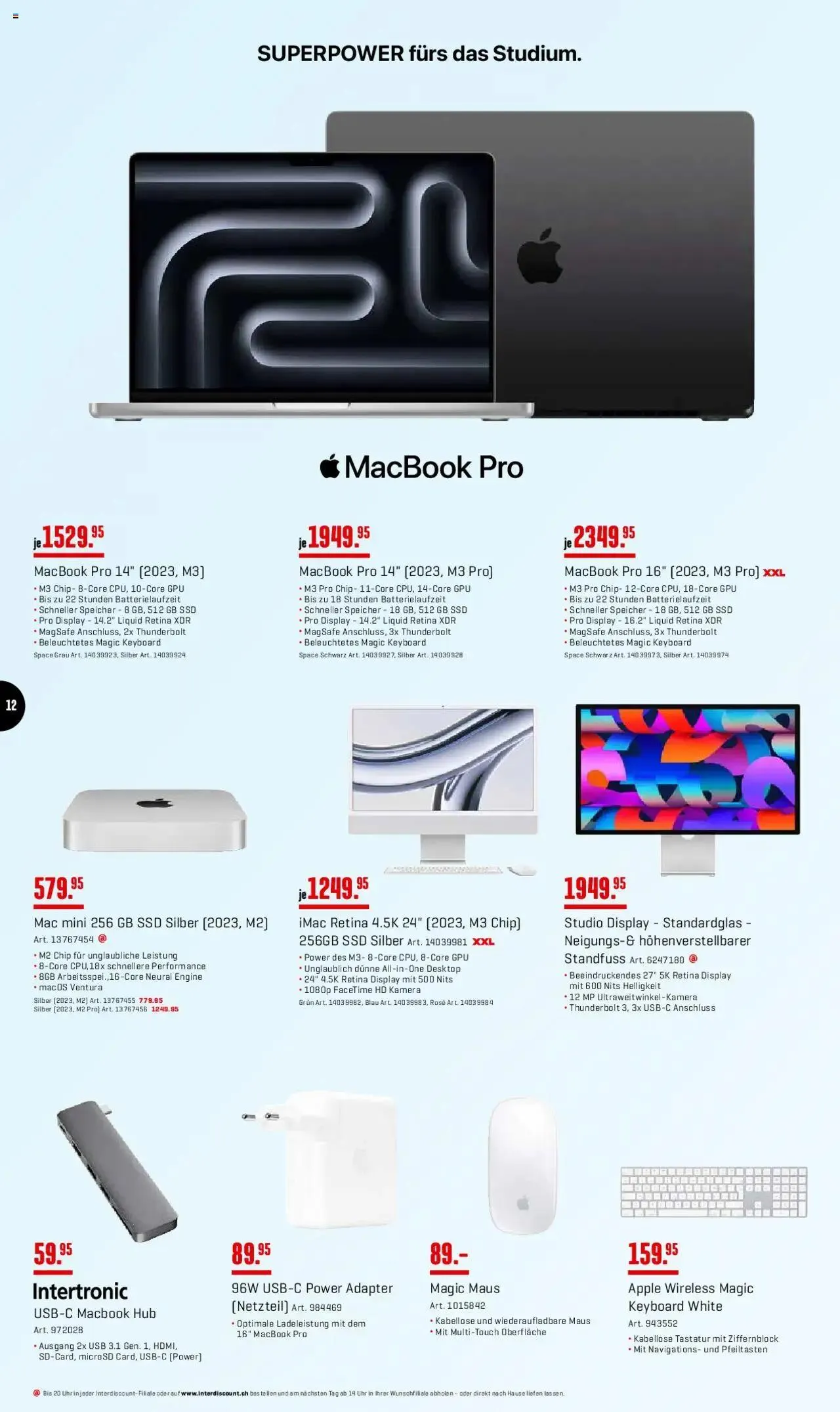 Interdiscount Mobile Prospekt von 9. September bis 22. September 2024 - Prospekt seite  12