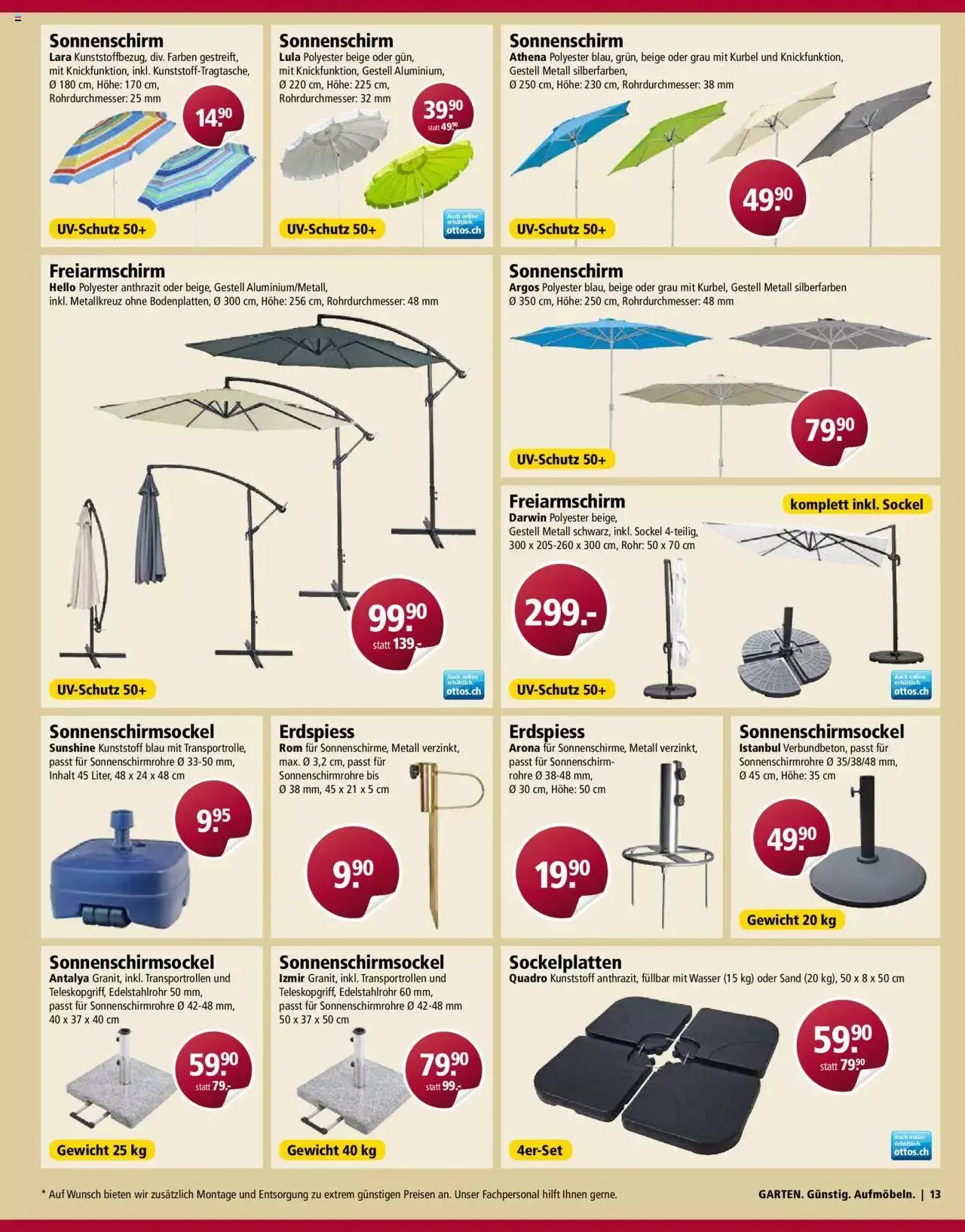 Otto's Gartenmöbel Spezial von 8. März bis 31. Dezember 2023 - Prospekt seite 13