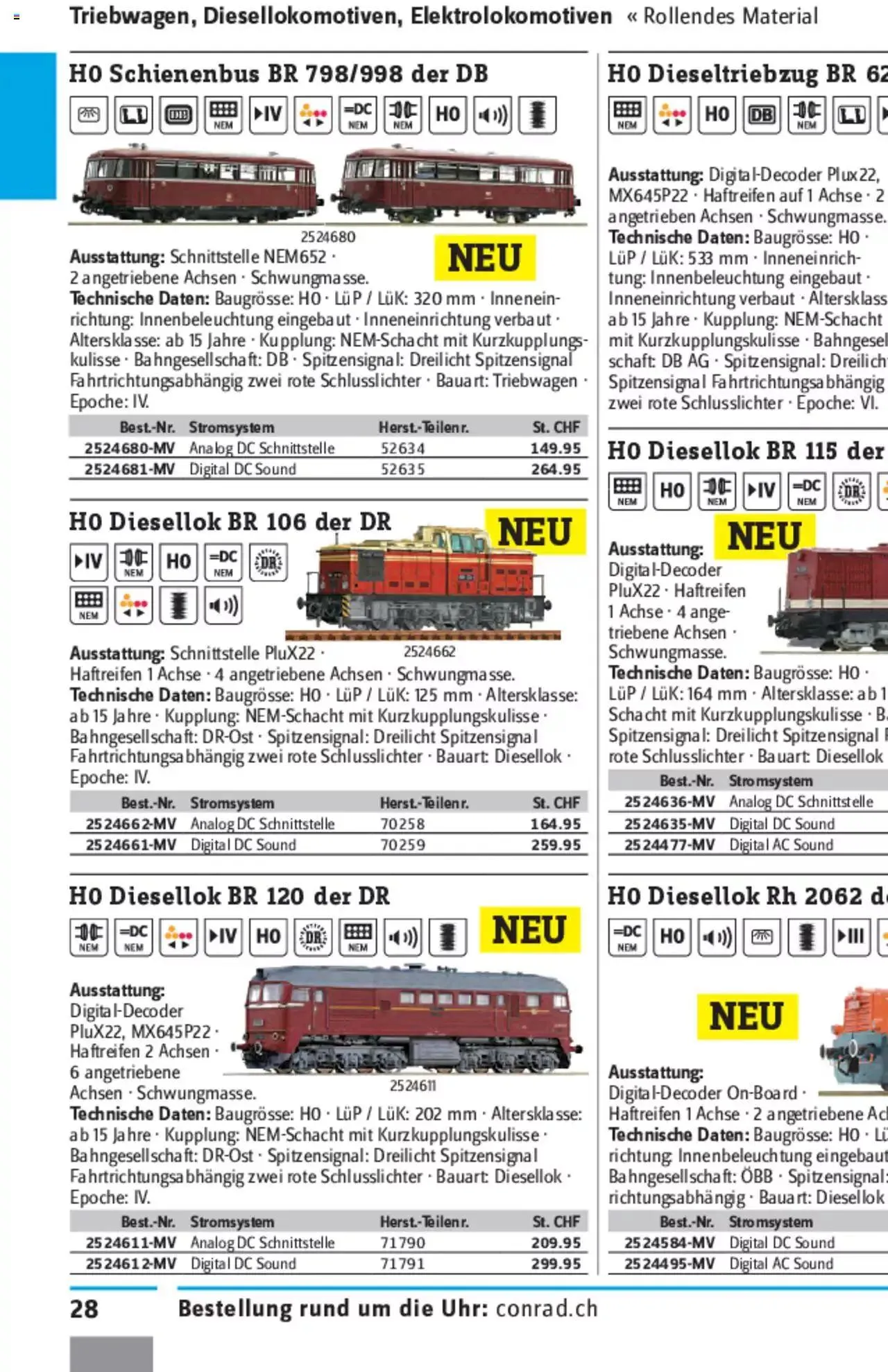 Conrad - Modellbahn Katalog 2022/23 von 5. September bis 31. Dezember 2023 - Prospekt seite  59
